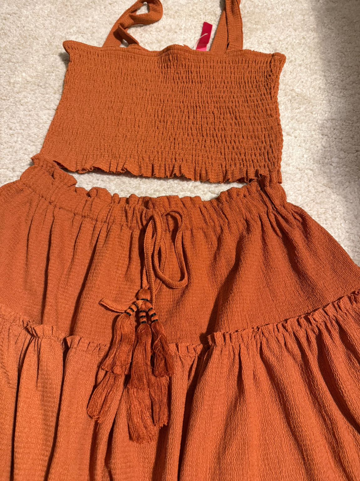Koton Crop Top ve Fırfırlı Etek Takım — görsel 2/4