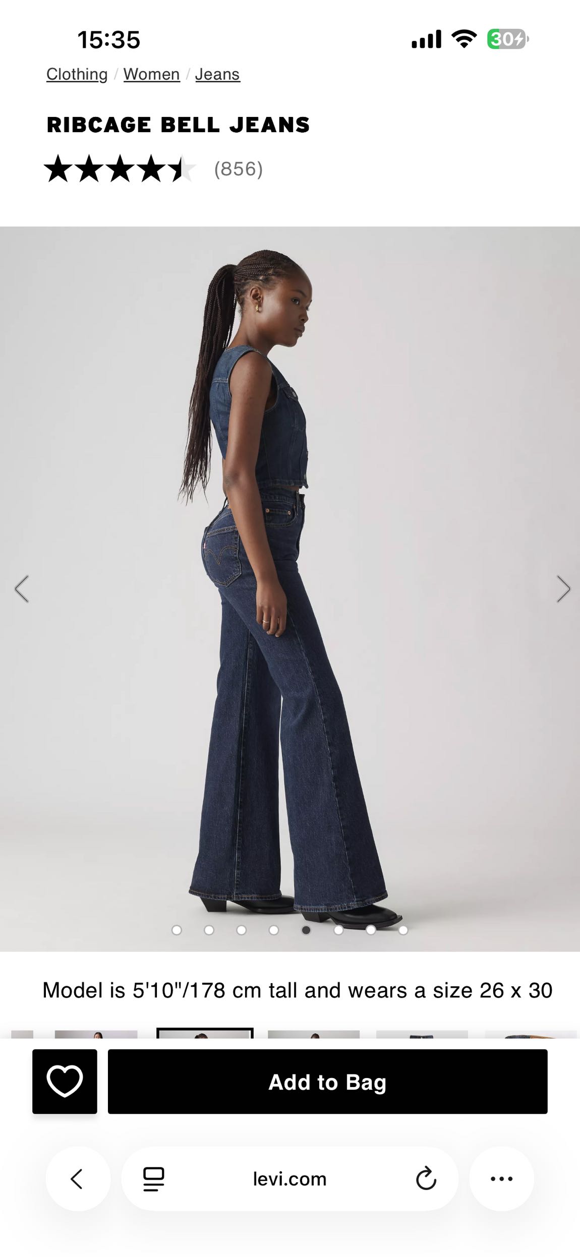 Levi’s ribcage belli model — görsel 2/8