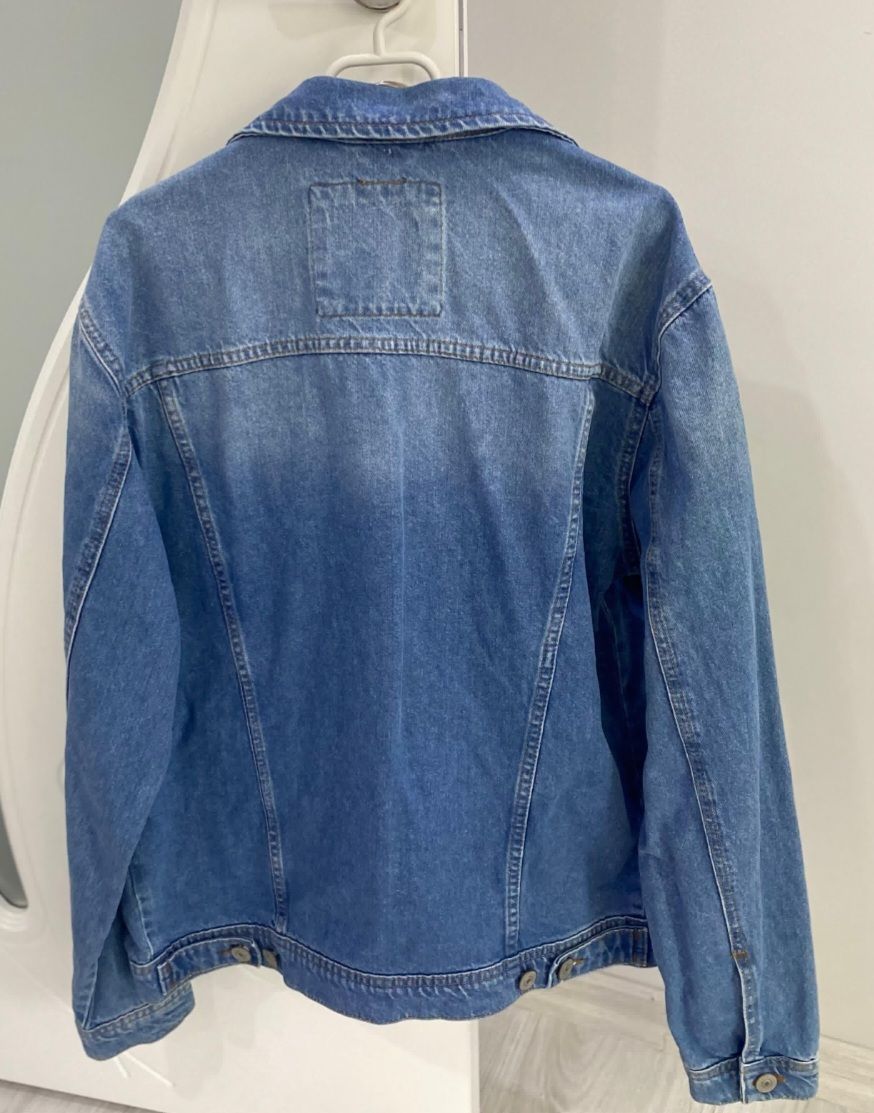 DF Jeans Erkek Mavi Slim Fit Denim Ceket — görsel 4/4