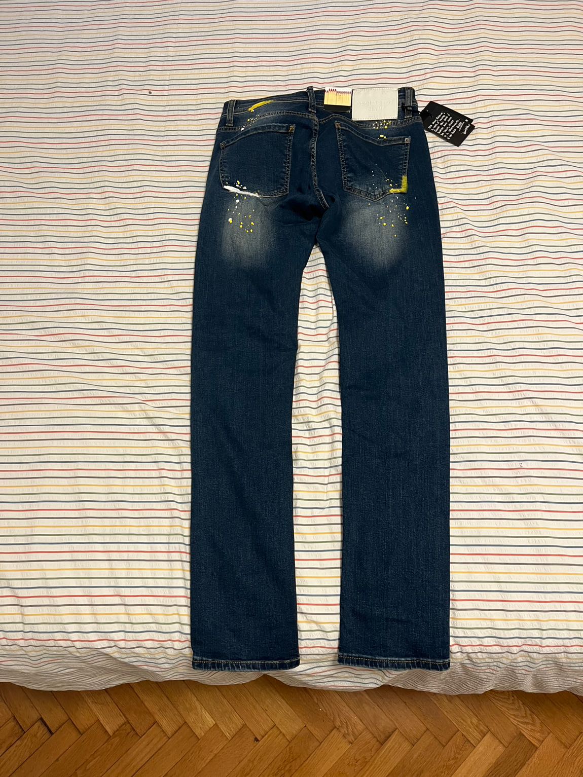Dsquared2 boyalı jean pantolon — görsel 6/6