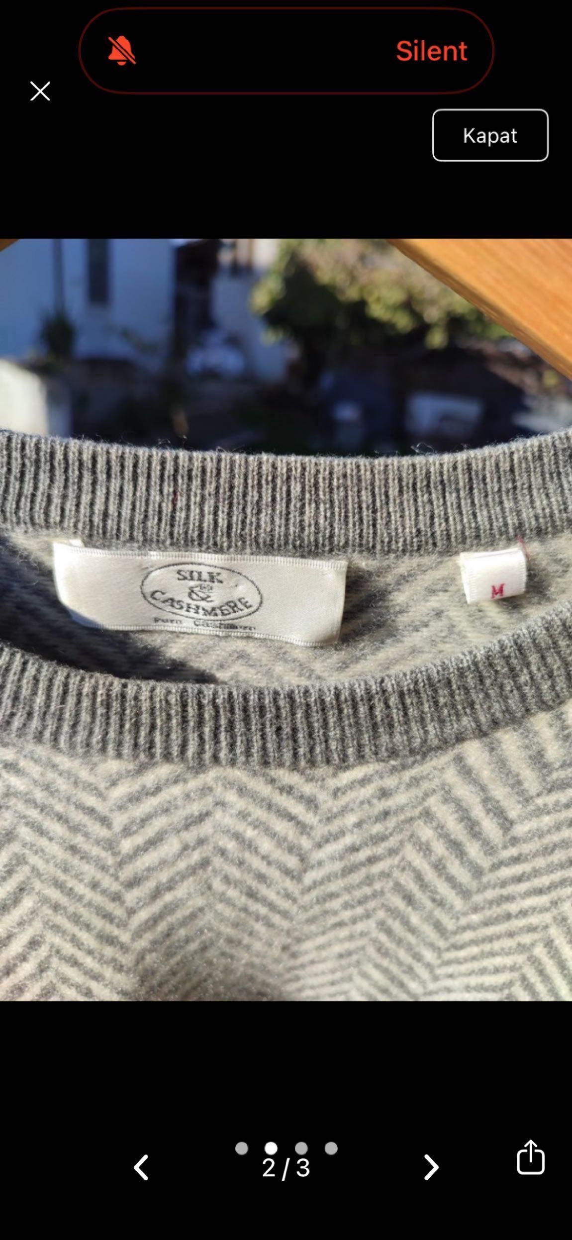 Silk & Cashmere %100 kaşmirKazak — görsel 2/3