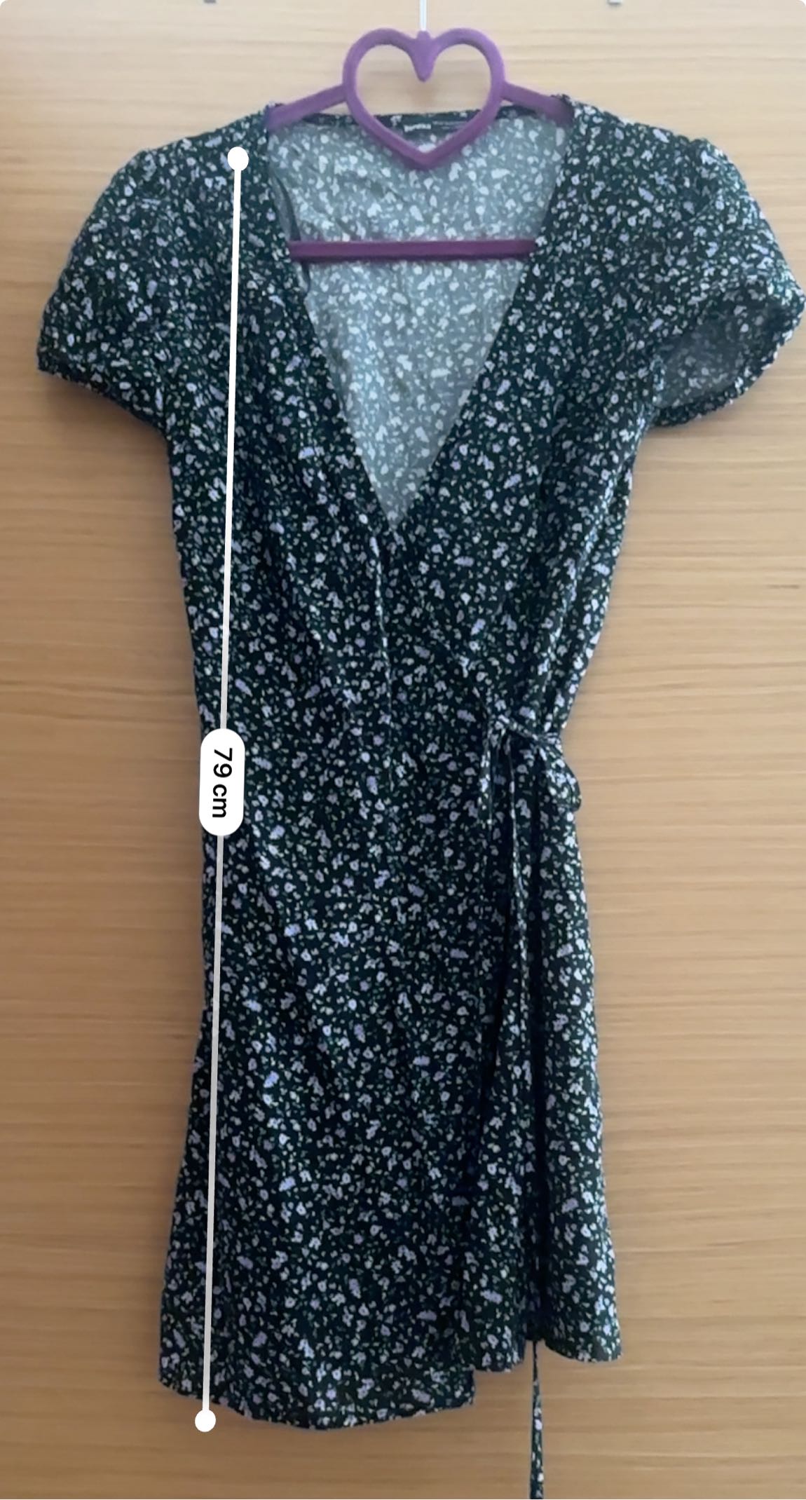 Bershka mini kruvaze elbise — görsel 5/6