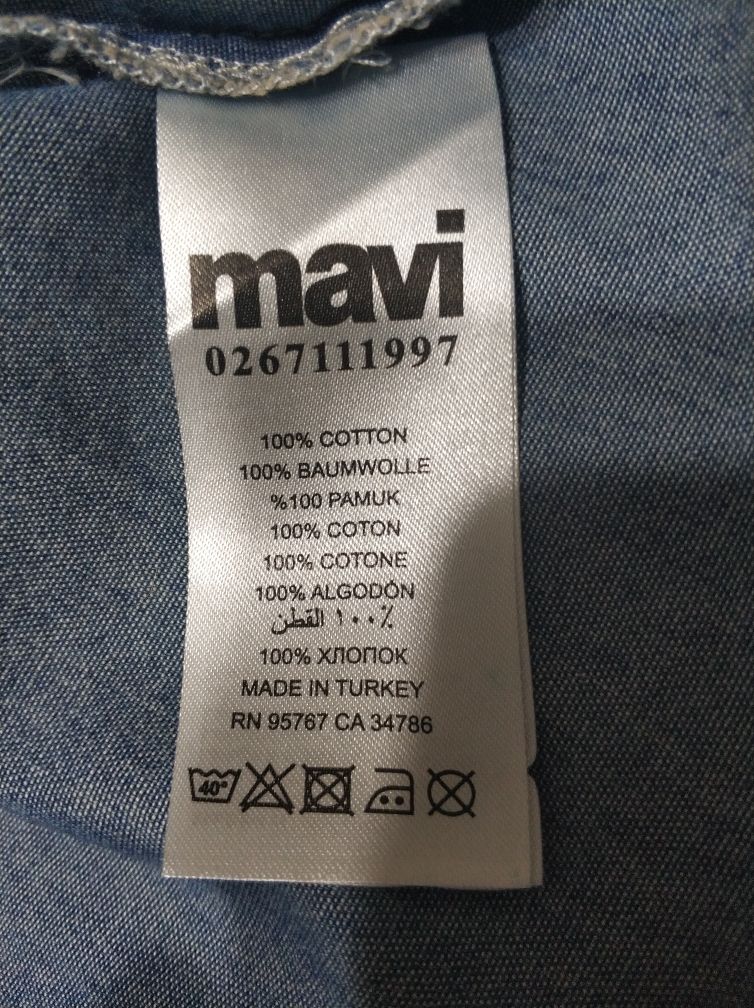 Mavi jeans gömlek — görsel 8/8