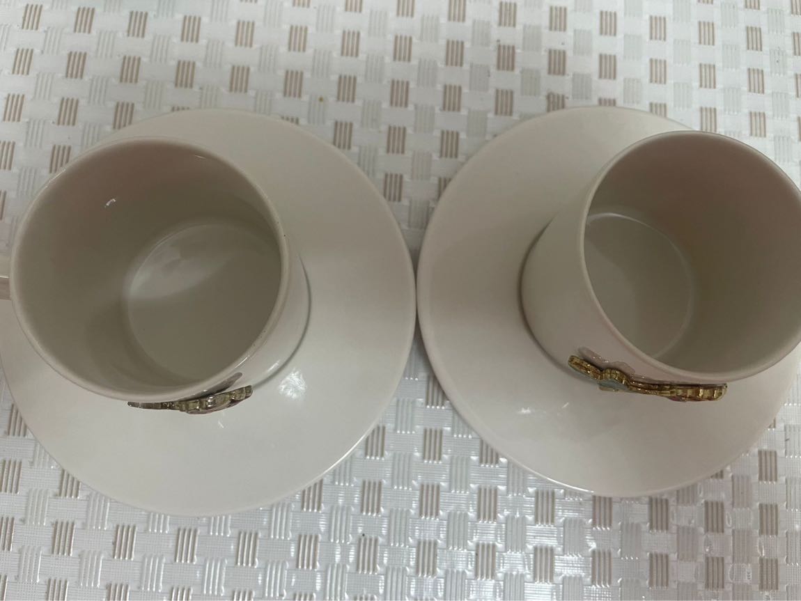 2 adet gül desenli fincan — görsel 4/4