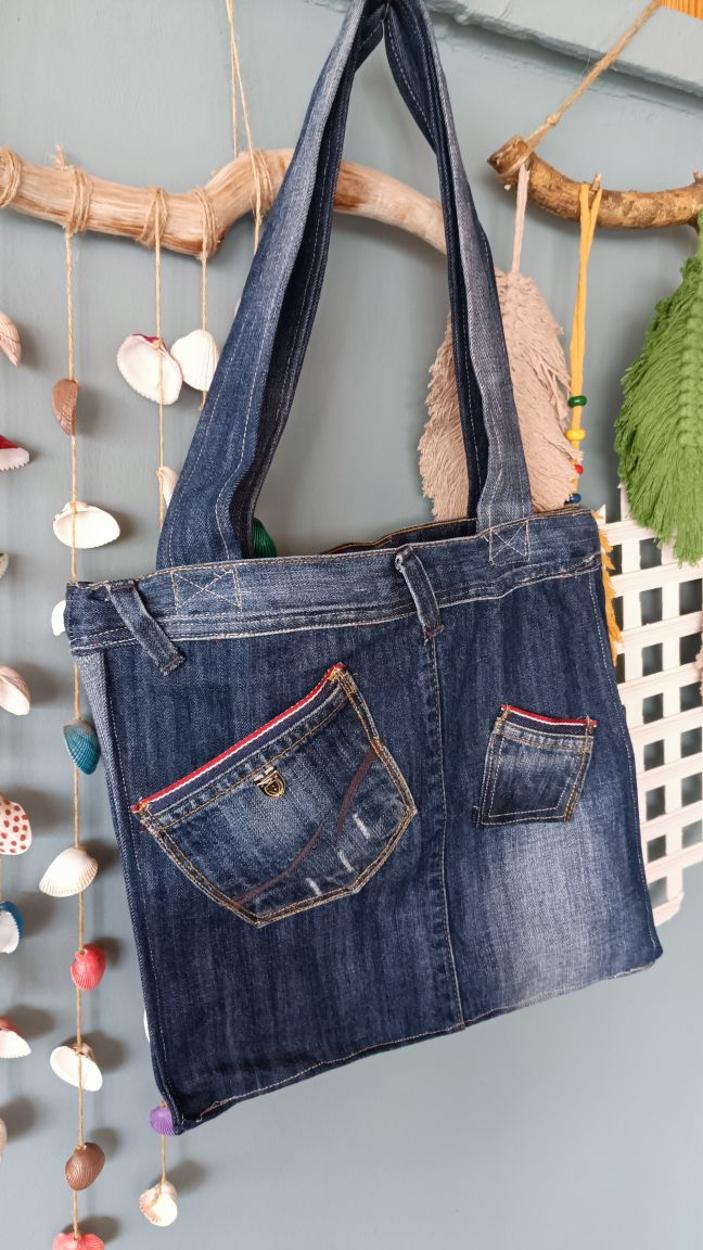 ÇANTA TASARİM JEANS — görsel 2/7