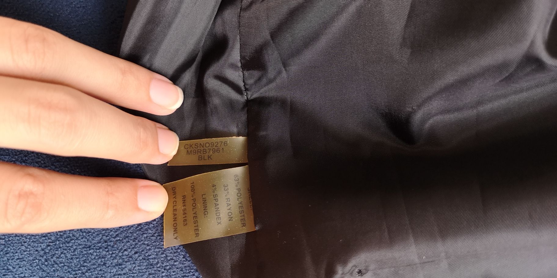 Calvin Klein siyah elbise — görsel 4/7