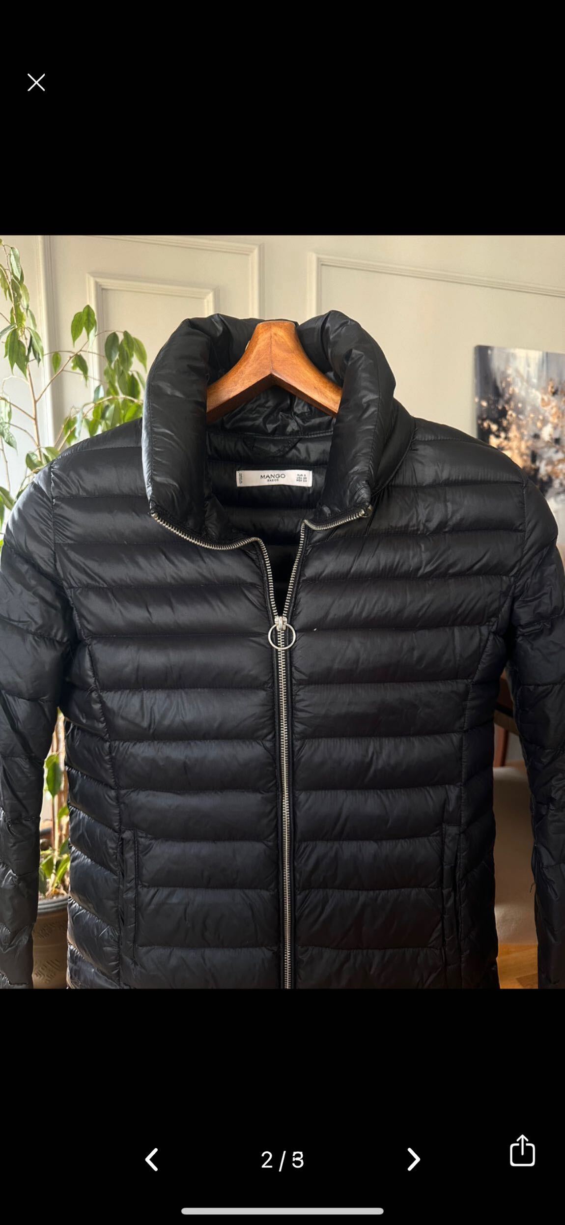 Mango siyah mont — görsel 2/2