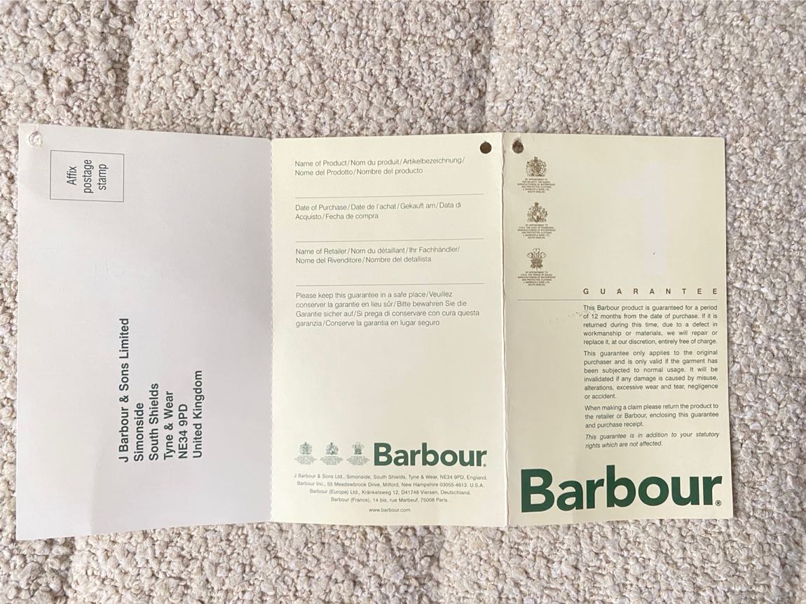 Barbour wax new market jacket — görsel 6/9