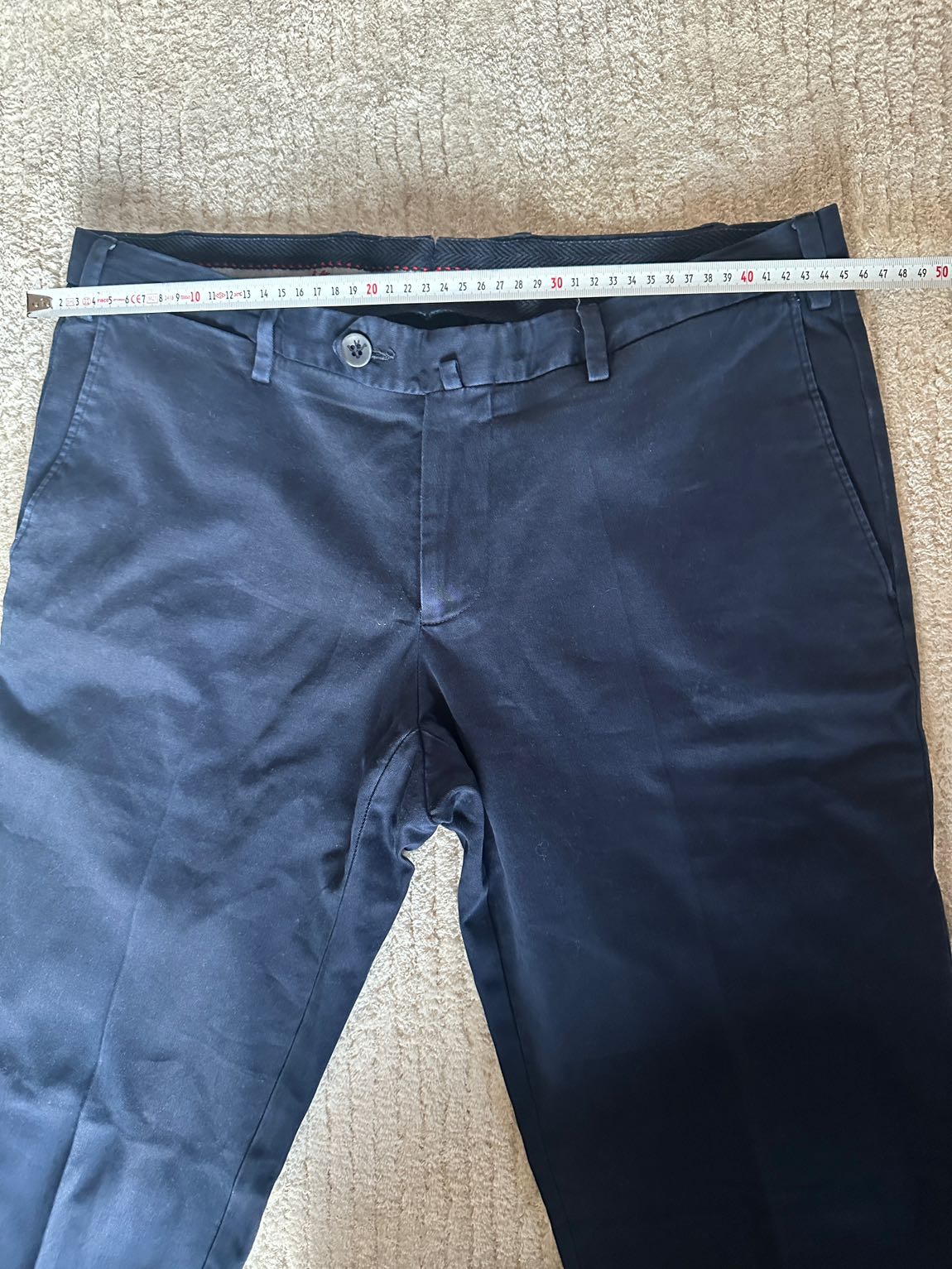Isaia Lacivert Erkek Pantolon — görsel 3/6