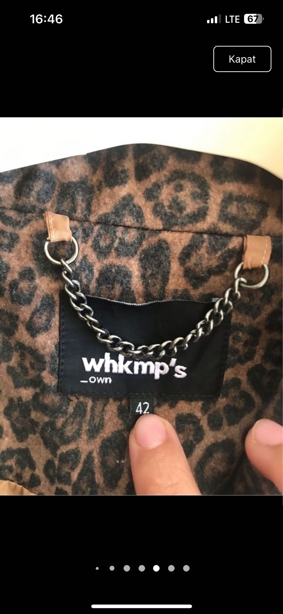 Leopar ceket — görsel 8/8