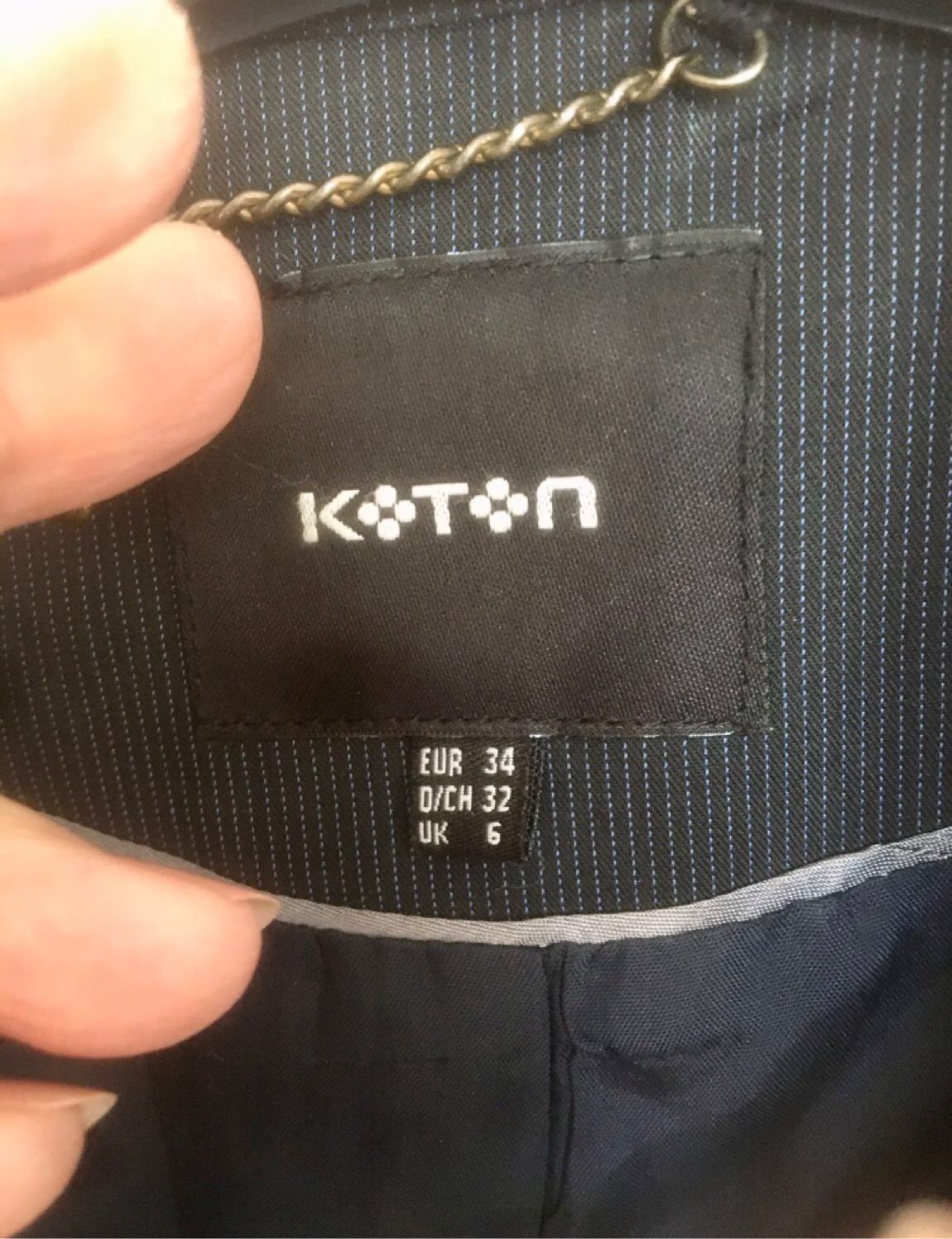 Çizgili blazer ceket pantolon takım — görsel 5/7
