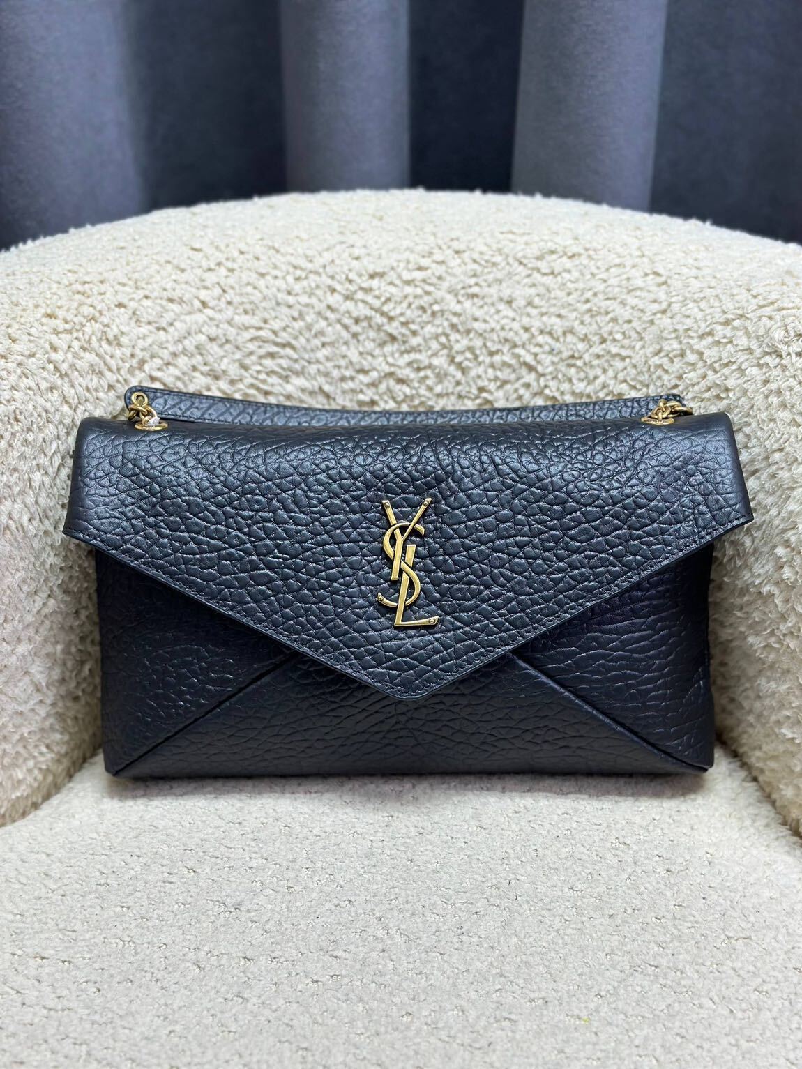 Saint Laurent Kahve Süet Çanta — görsel 5/7