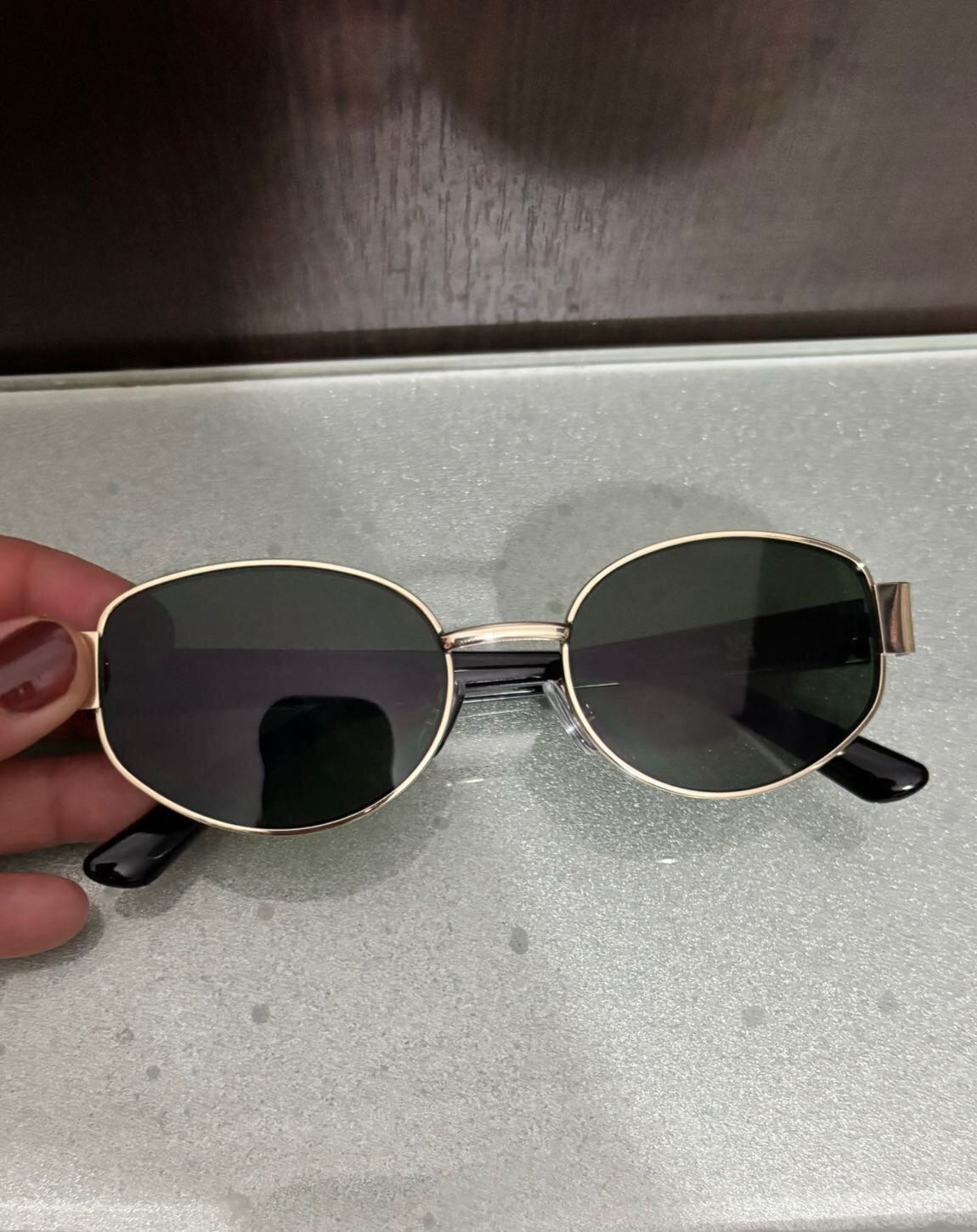 Stradivarius Oval Güneş Gözlüğü — görsel 6/8