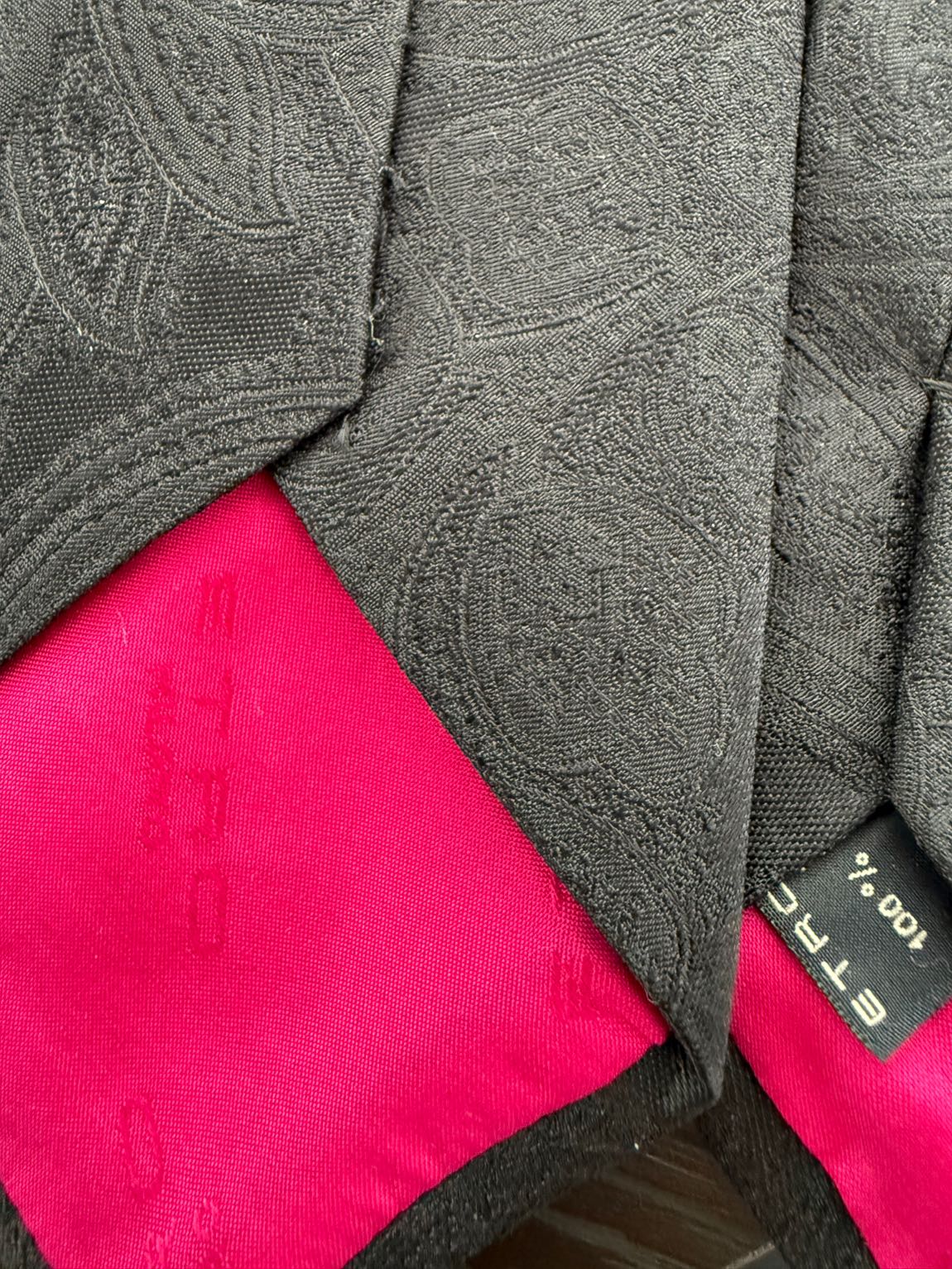 Siyah Etro Kravat — görsel 2/3