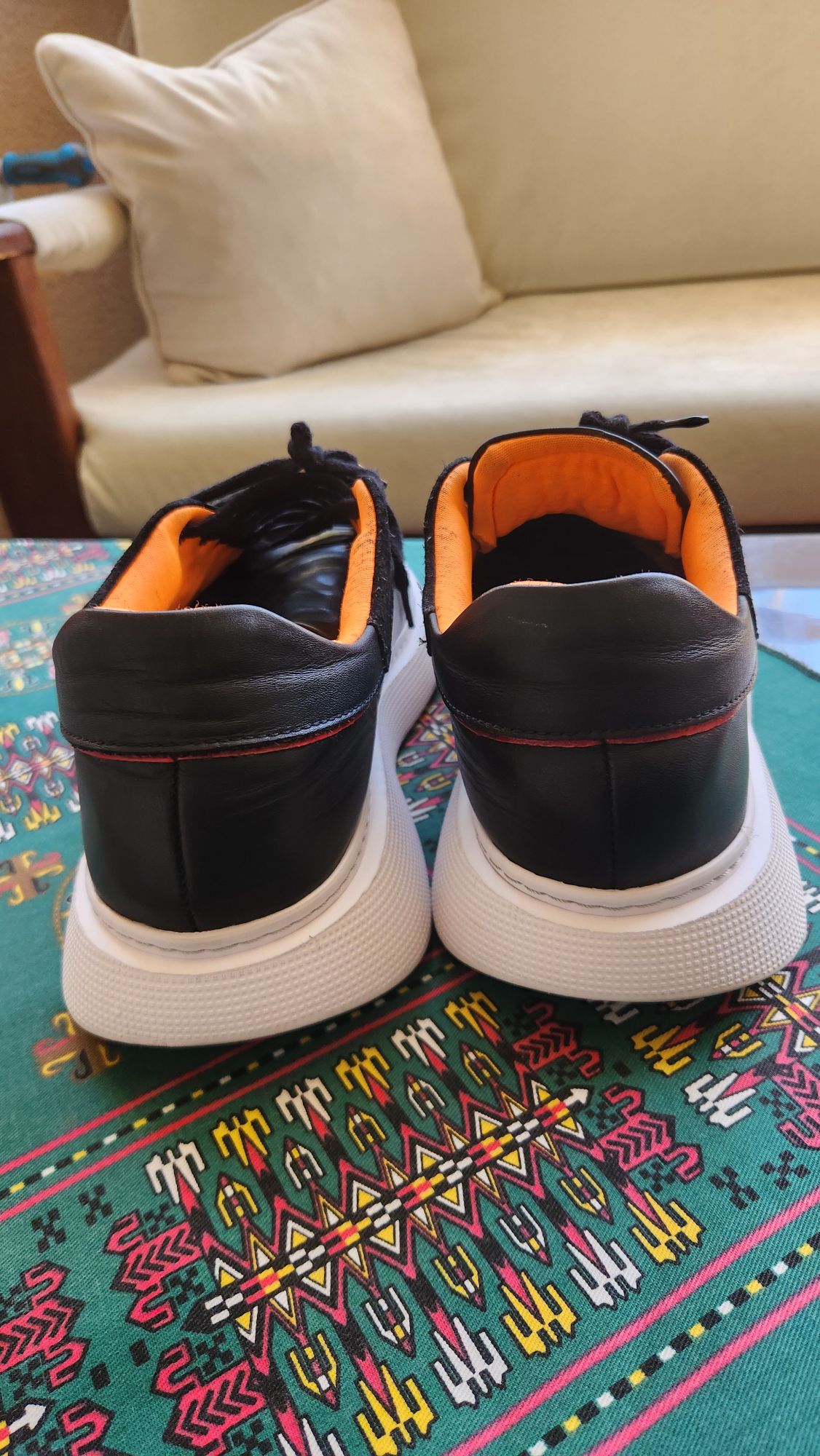 Siyah Deri Sneaker — görsel 4/6