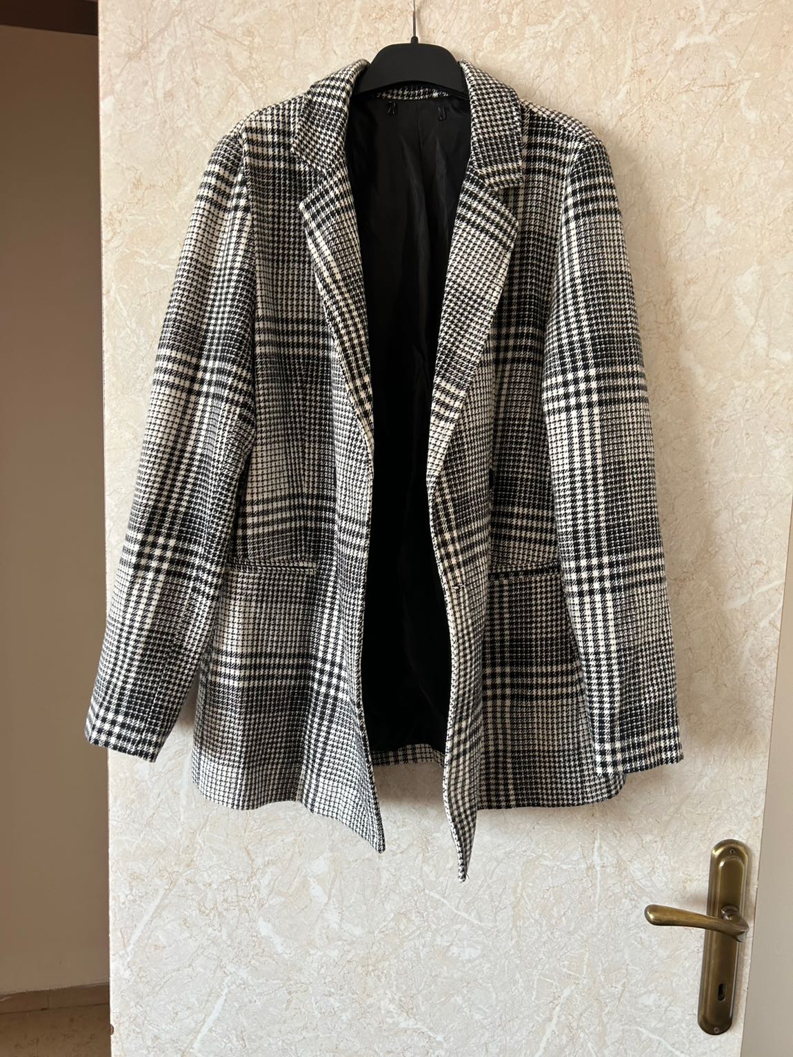 Ekose Desenli Blazer Ceket M — görsel 3/7