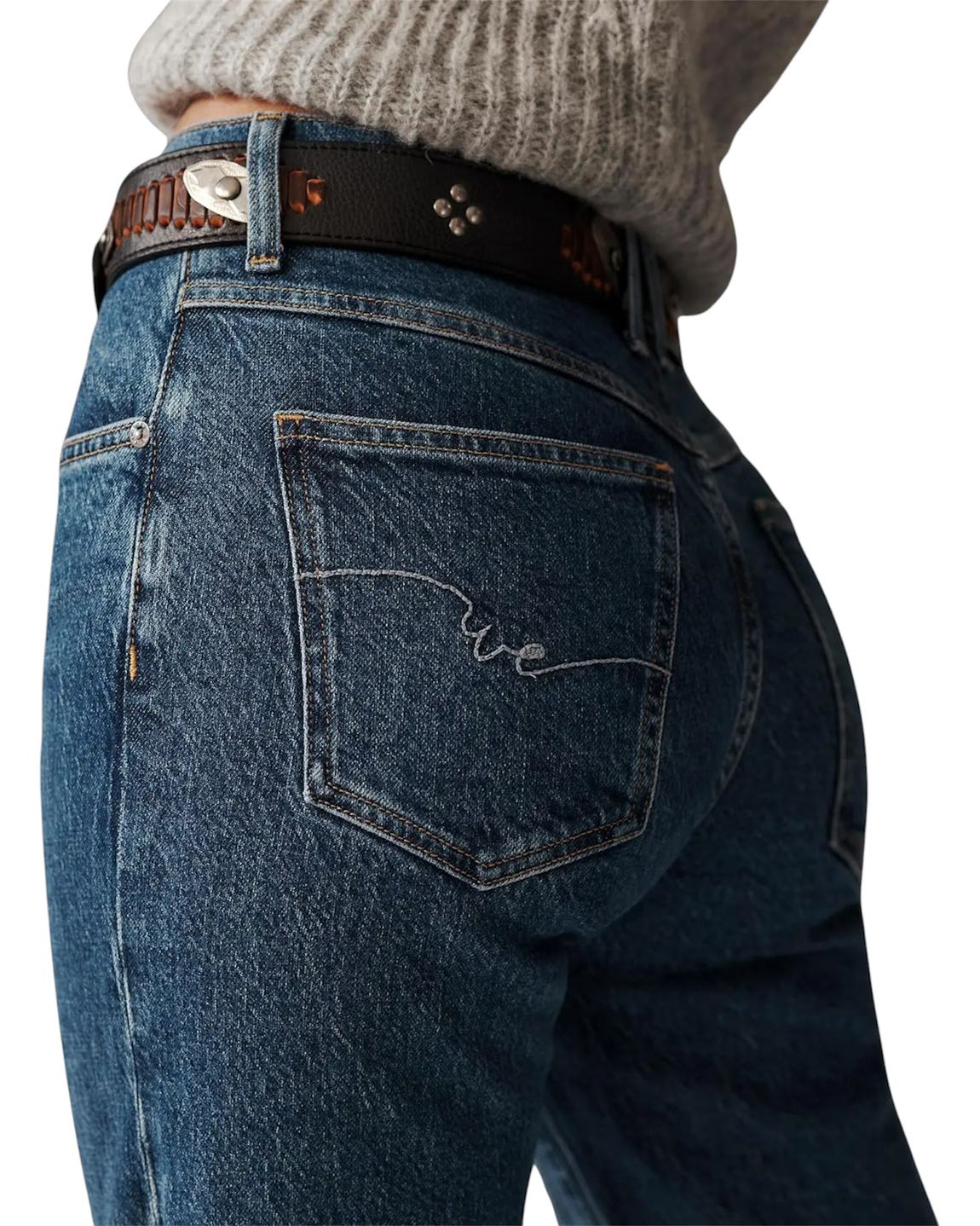Free People Risk Taker Mid-Rise Jeans — görsel 3/8