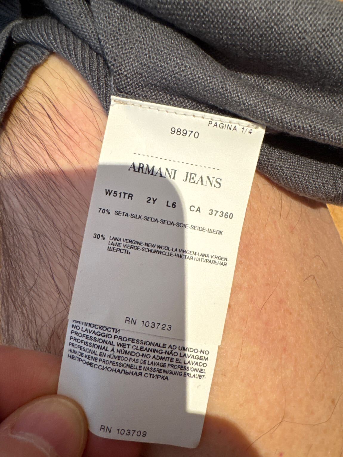 Armani jeans kazak — görsel 5/6
