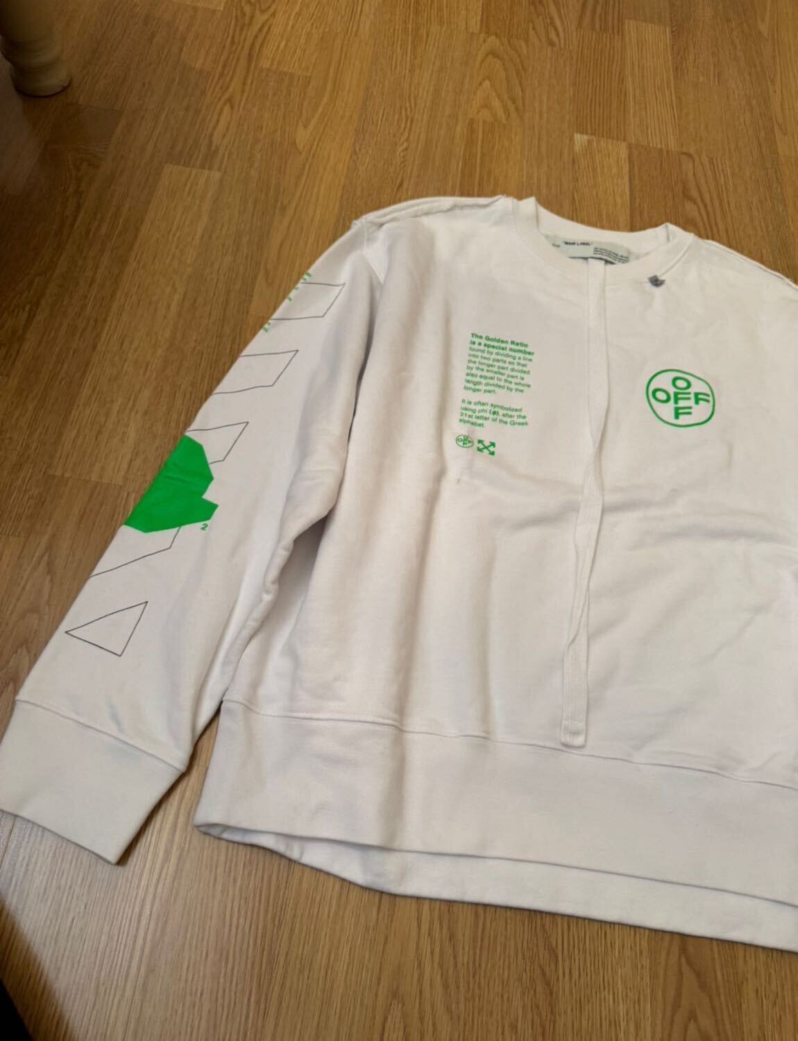 Off White Beyaz Sweatshirt — görsel 3/8