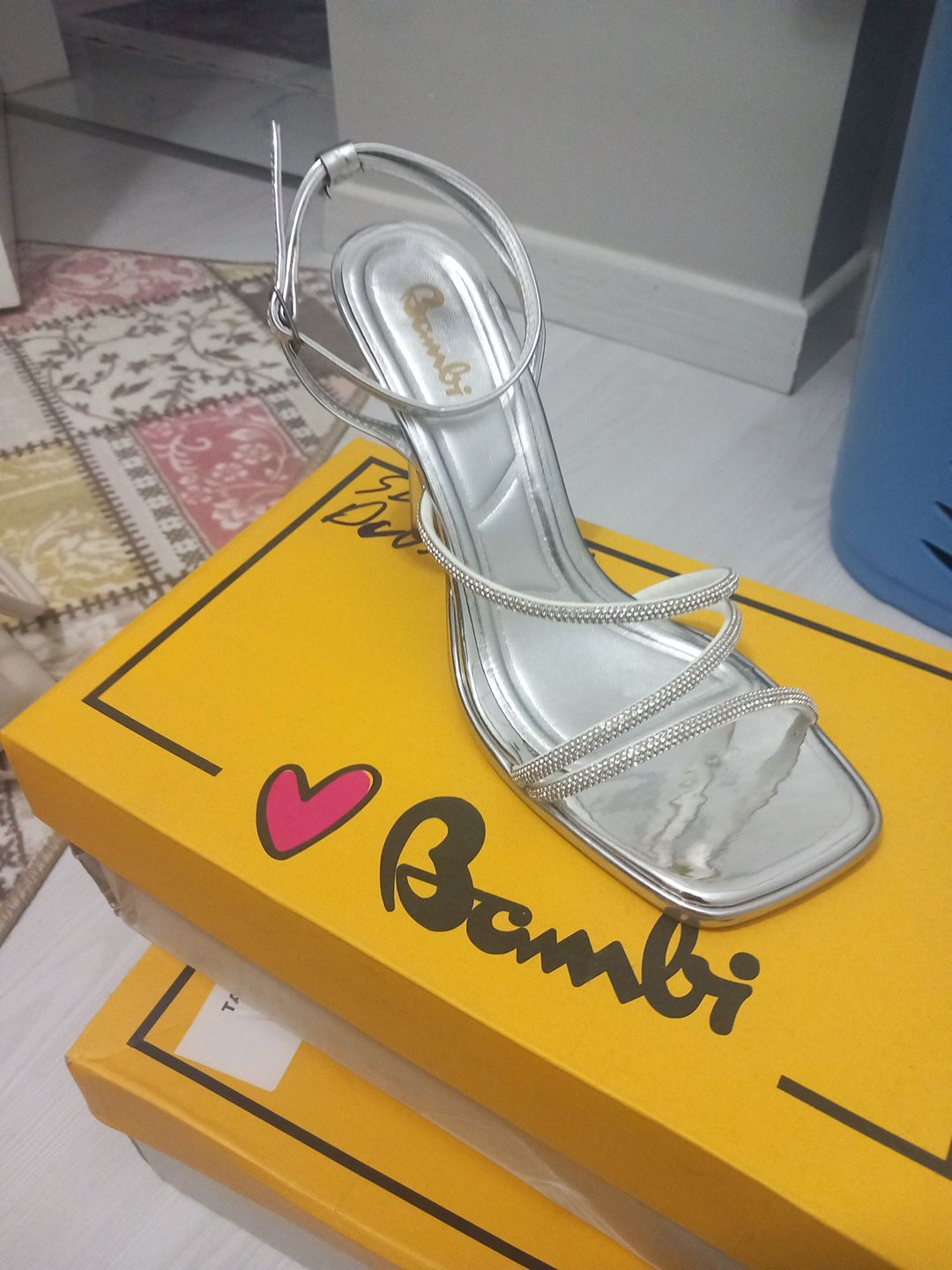 Gümüş Bambi Sandalet — görsel 7/7