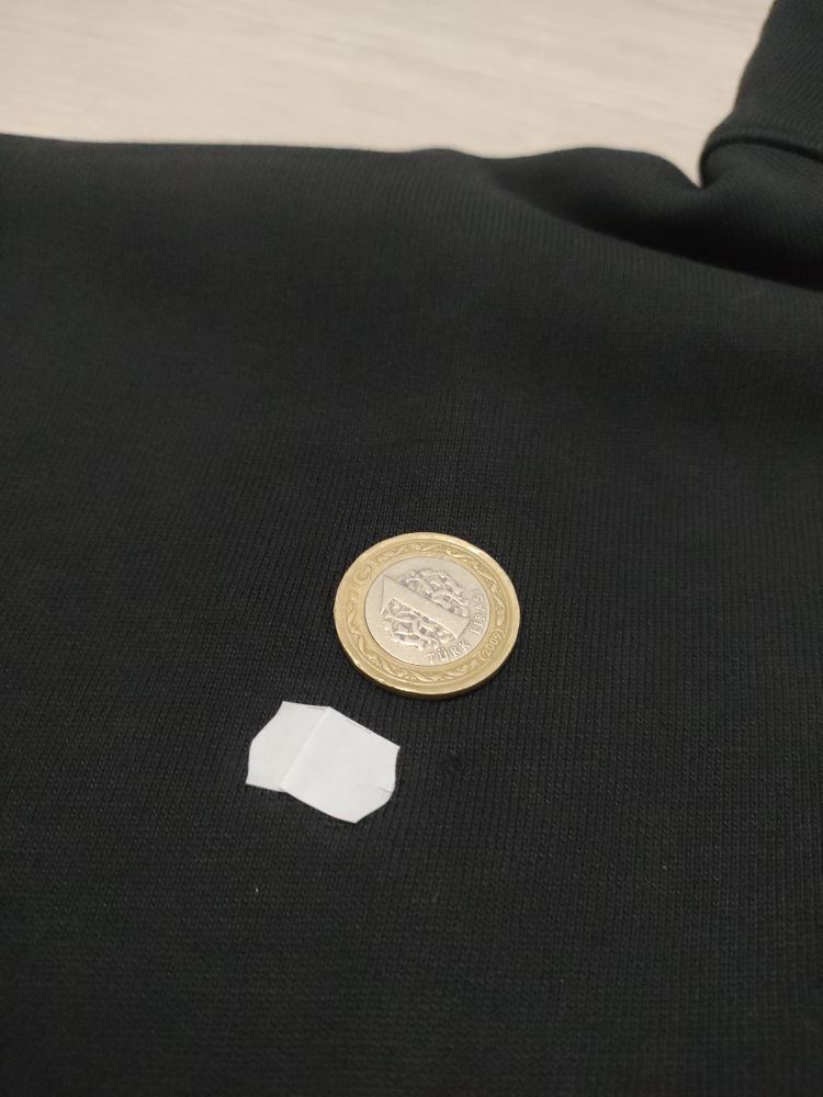 Lacoste fermuarlı defolu sweatshirt — görsel 7/8