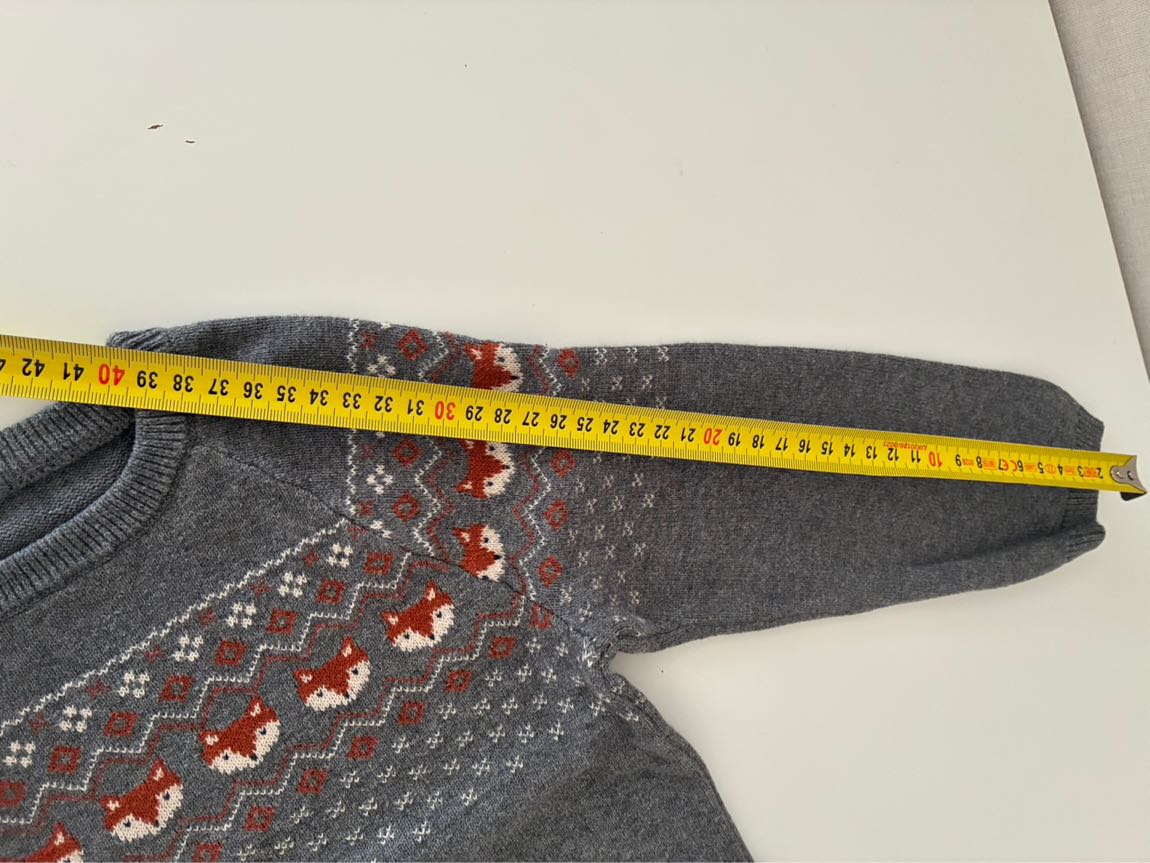 H&M Tilki Kazak Pantolon Bebek Takımı — görsel 5/7