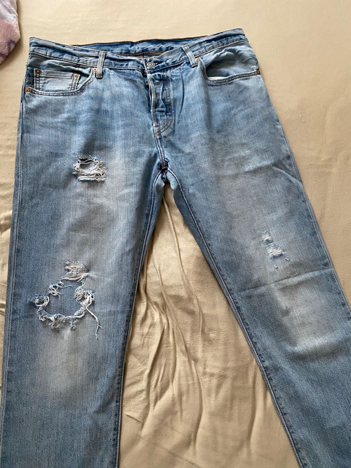 Levi's Mavi Kot Pantolon 501 serisi — görsel 5/7