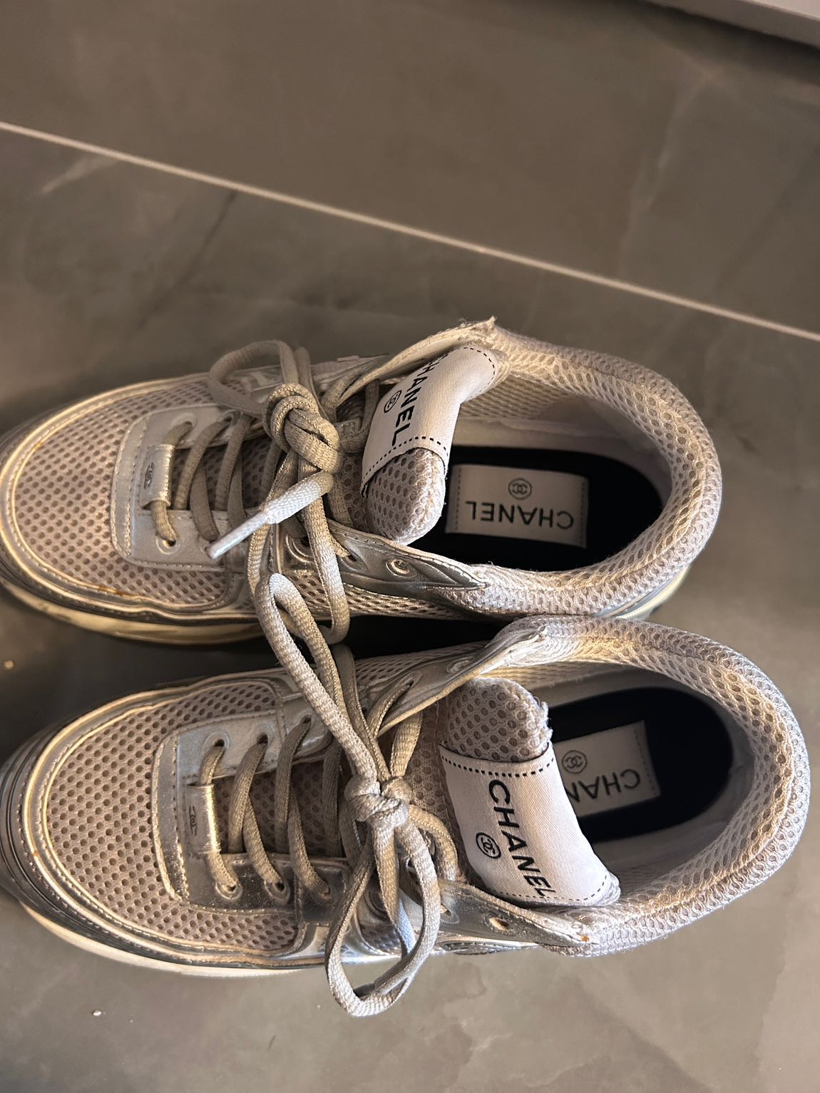 Chanel Gümüş Sneaker — görsel 2/8