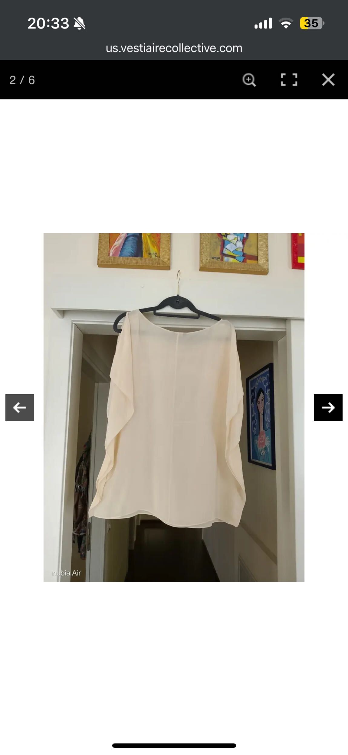 massimo dutti bluz s beden — görsel 2/4