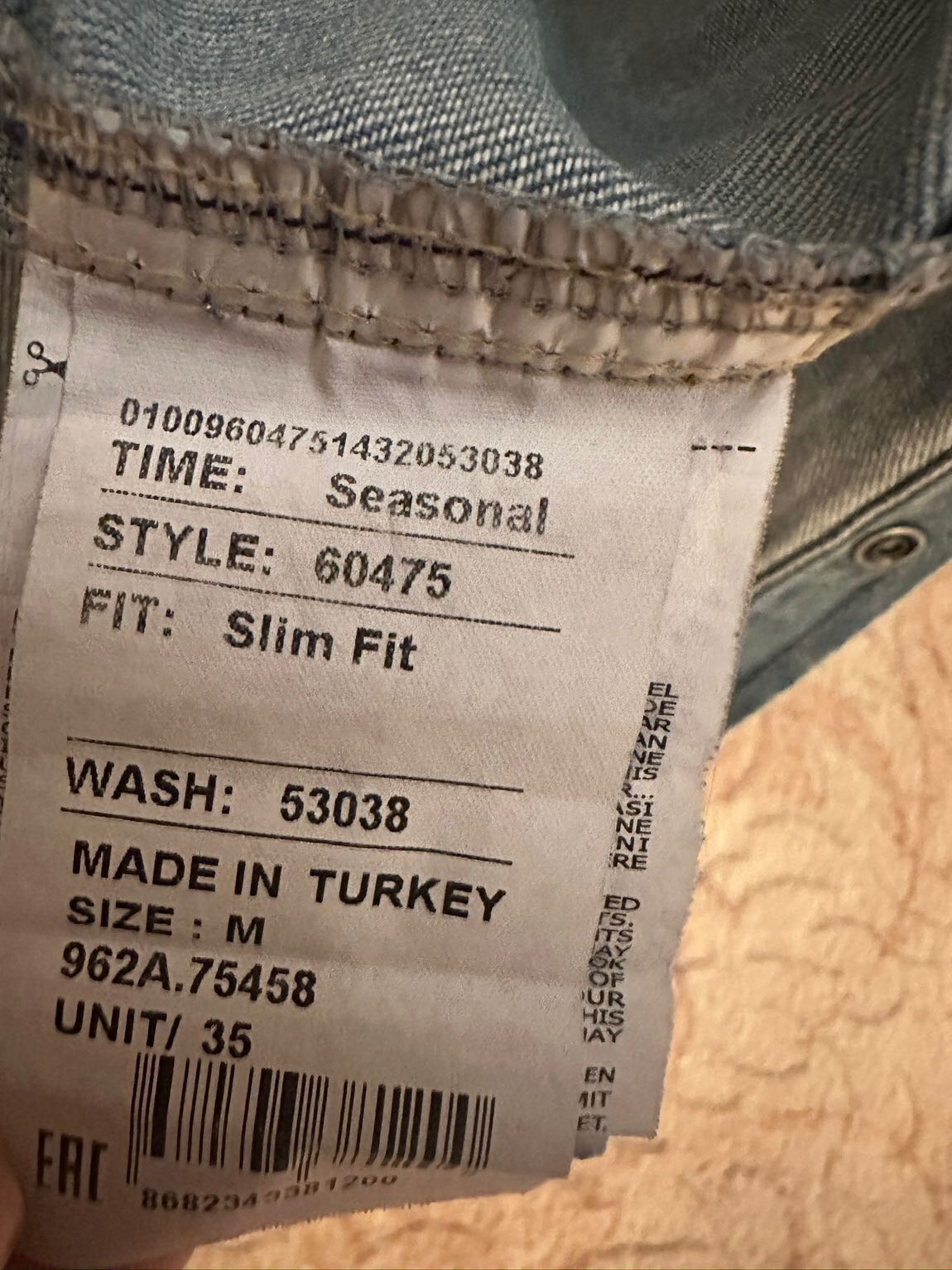LTB Kot Gömlek Mavi Erkek — görsel 4/7