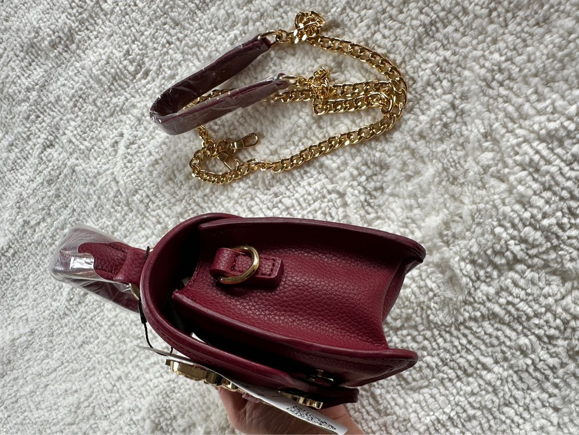 VERSACE BORDO ÇANTA — görsel 3/5