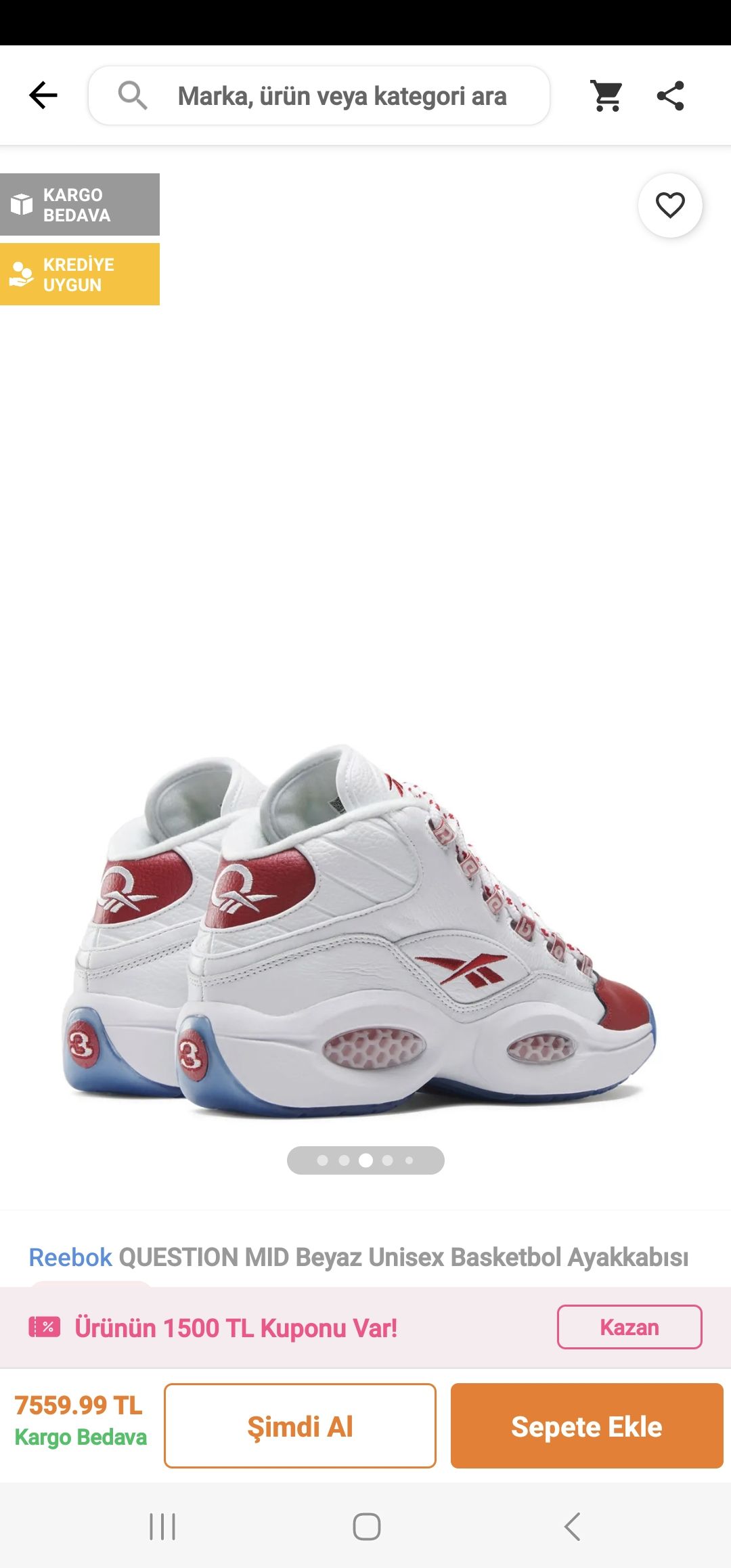 Reebok Qeustion Low — görsel 5/7