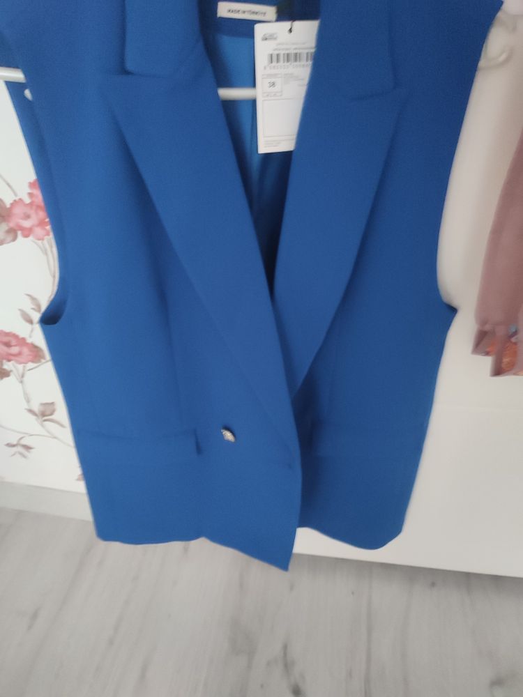 Kotondan etiketle Yelek Blazer — görsel 4/5