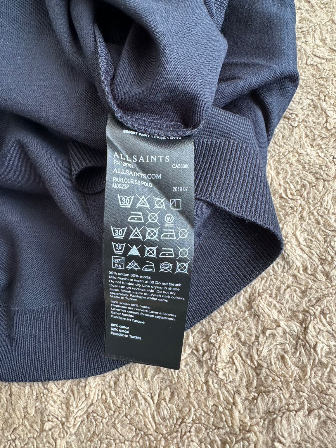ALLSAINTS Merserize Polo Yaka — görsel 4/4
