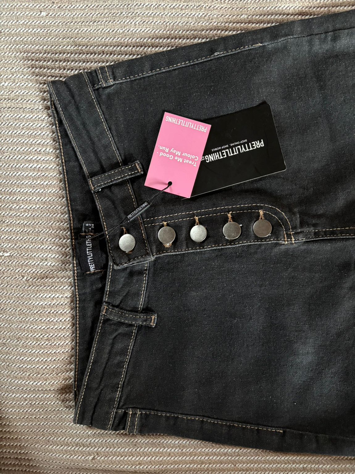 PRETTYLITTLETHING YUKSEK BEL JEAN — görsel 6/7