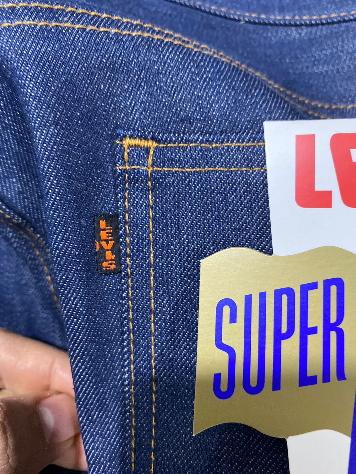 LEVI'S VINTAGE CLOTHING 1965 Model 606 — görsel 7/8