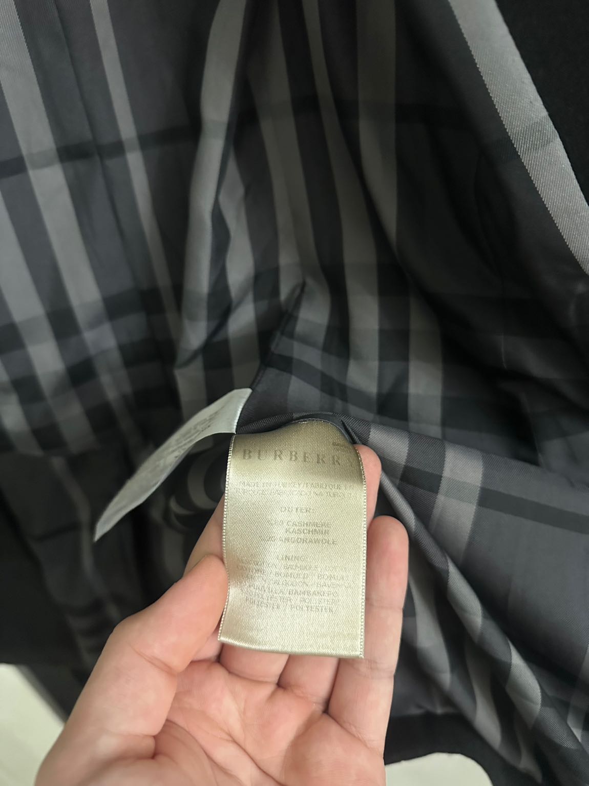 BURBERRY BRIT Siyah Kadın Kaban — görsel 8/9