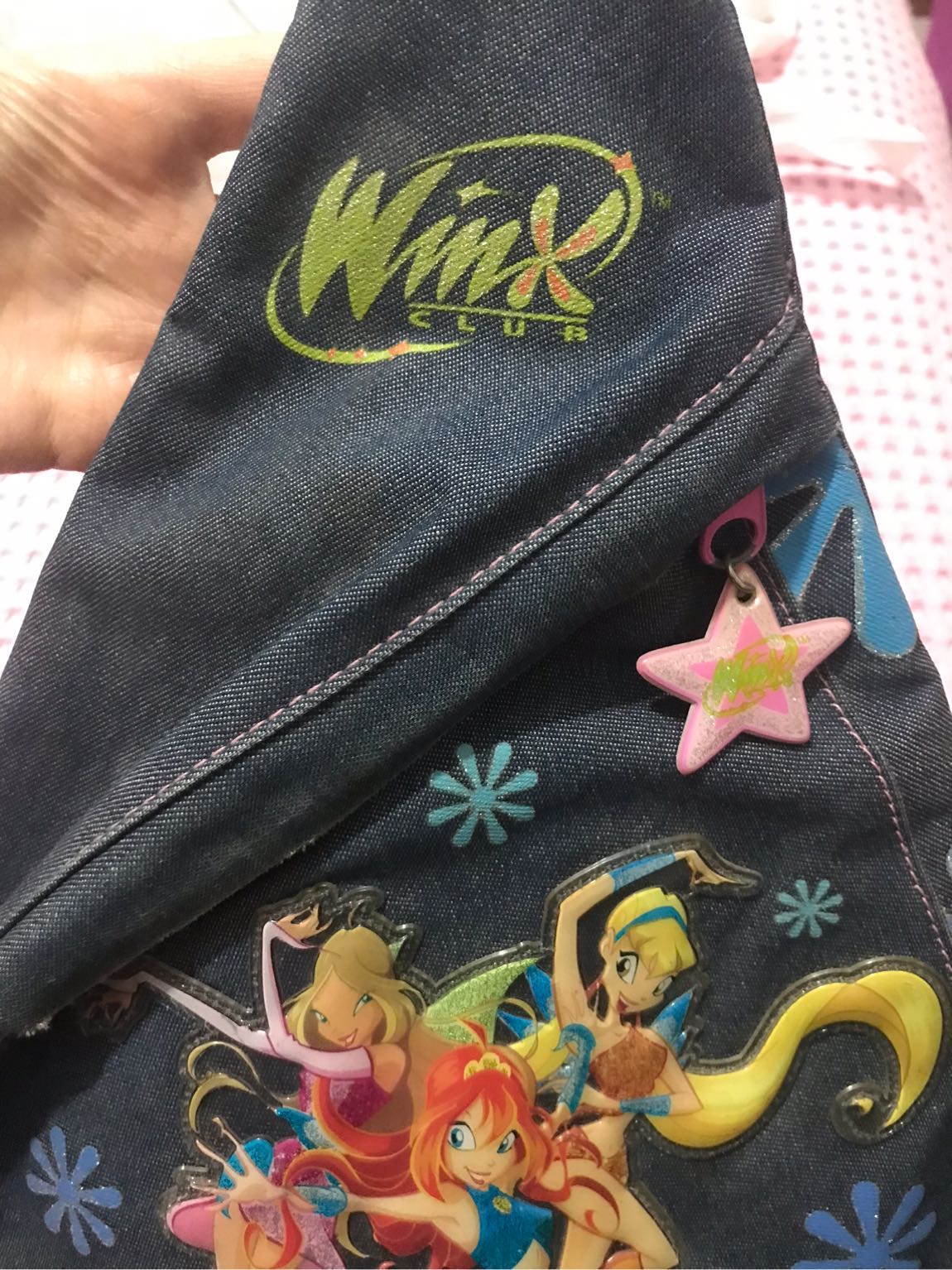 Winx lisanslı kot çanta — görsel 3/6