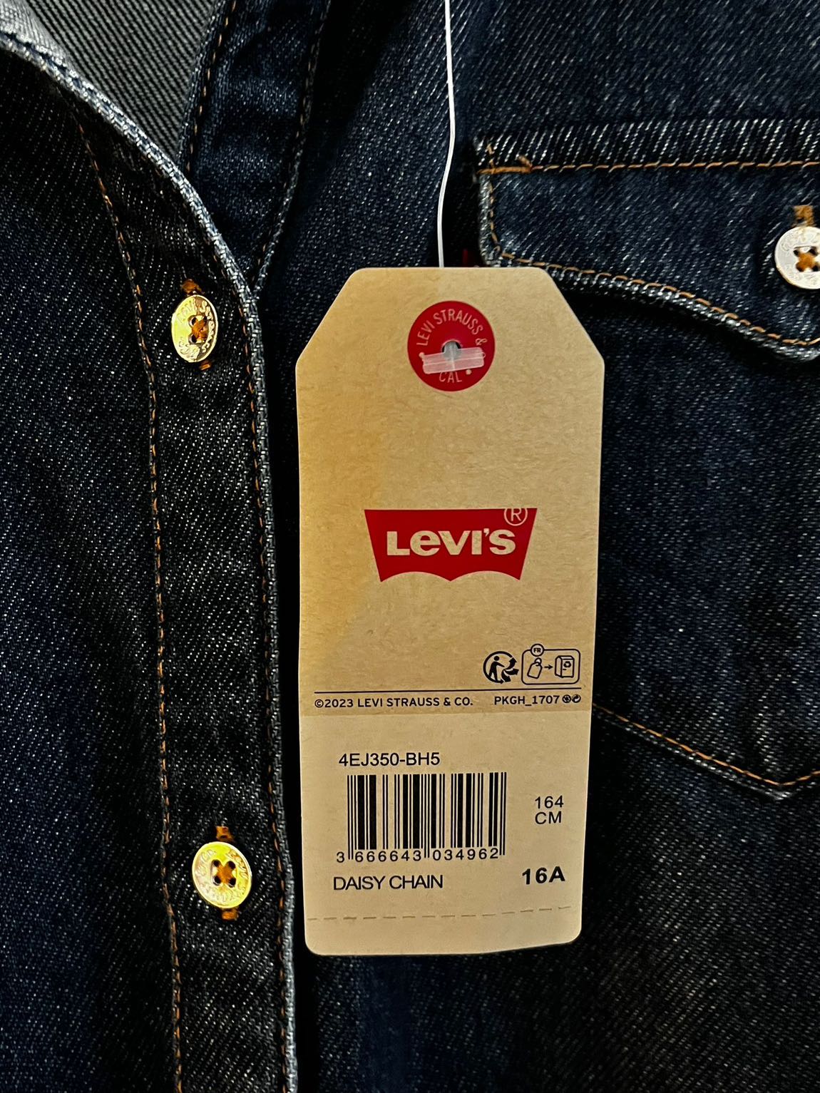 Mavi Kot Elbise// Denim elbise — görsel 4/8