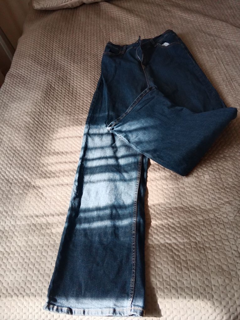 Mavi Kot Pantolon Paçalı — görsel 3/4