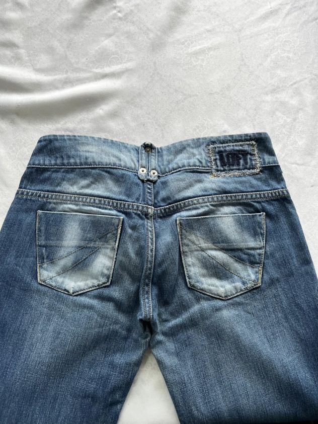 DÜŞÜK BEL LOFT ESKİTME EFEKTLİ JEAN — görsel 3/7