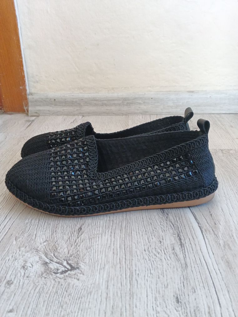 Siyah Dokuma Espadril — görsel 3/5