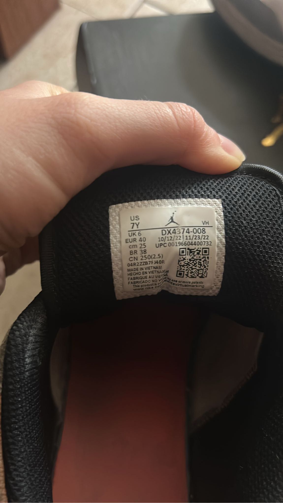 nike air jordan genc cocuk 40 — görsel 4/7