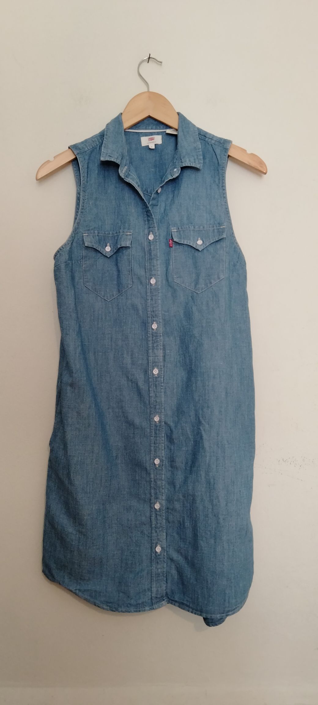 Levi's Mavi Kot Elbise — görsel 7/8