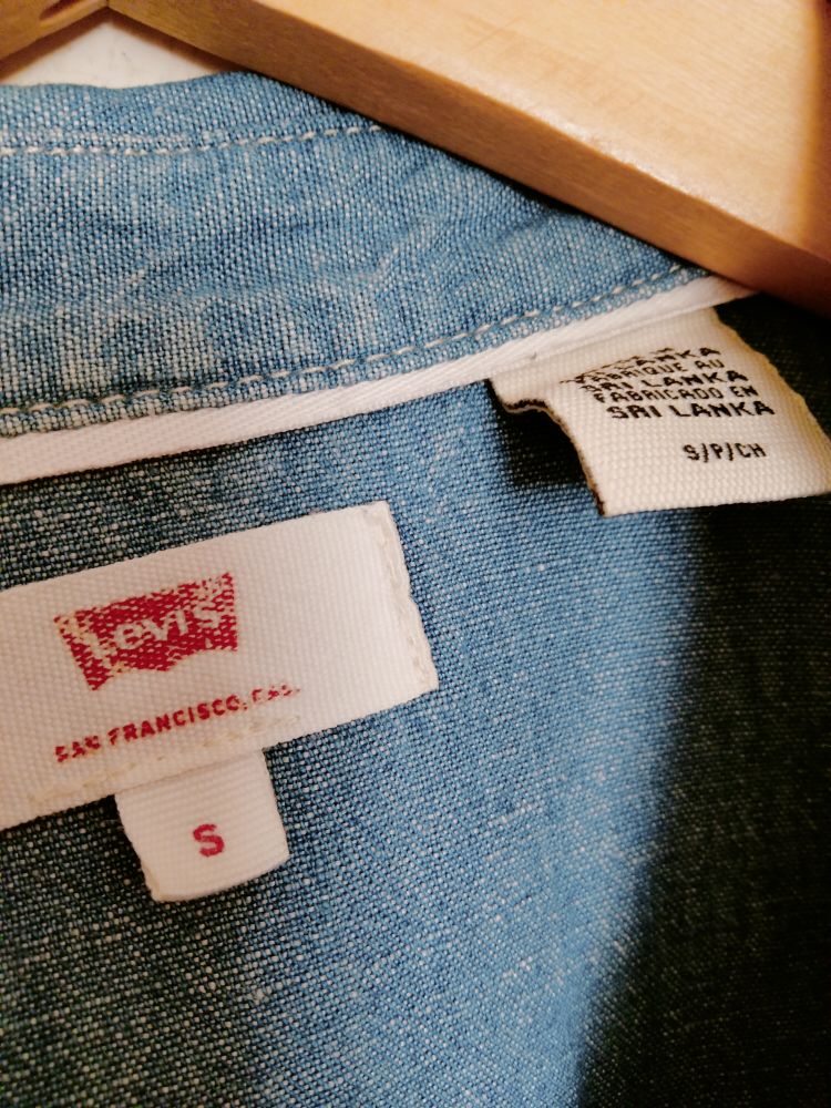 Levi's Mavi Kot Elbise — görsel 5/8