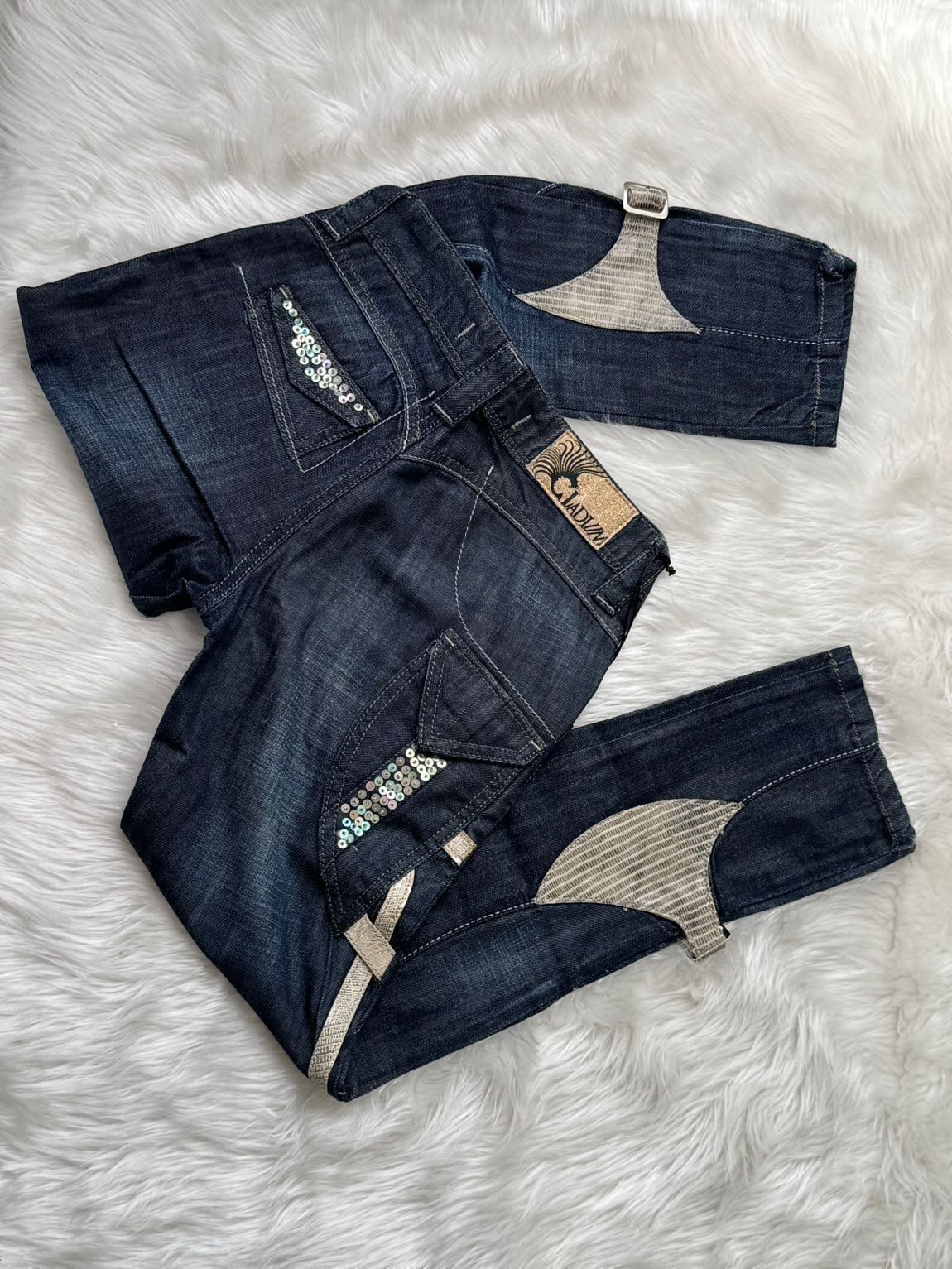 Y2k düşük bel fitted pantolon west — görsel 3/5