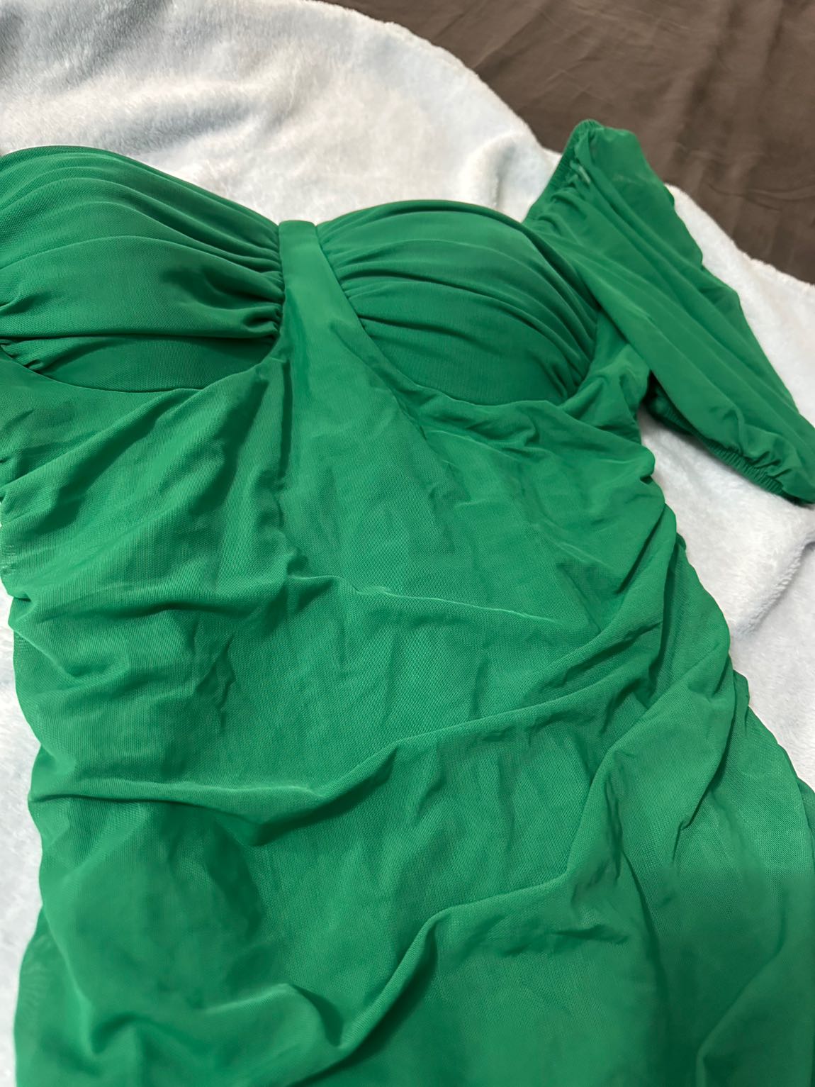 Yeşil mini elbise — görsel 2/6