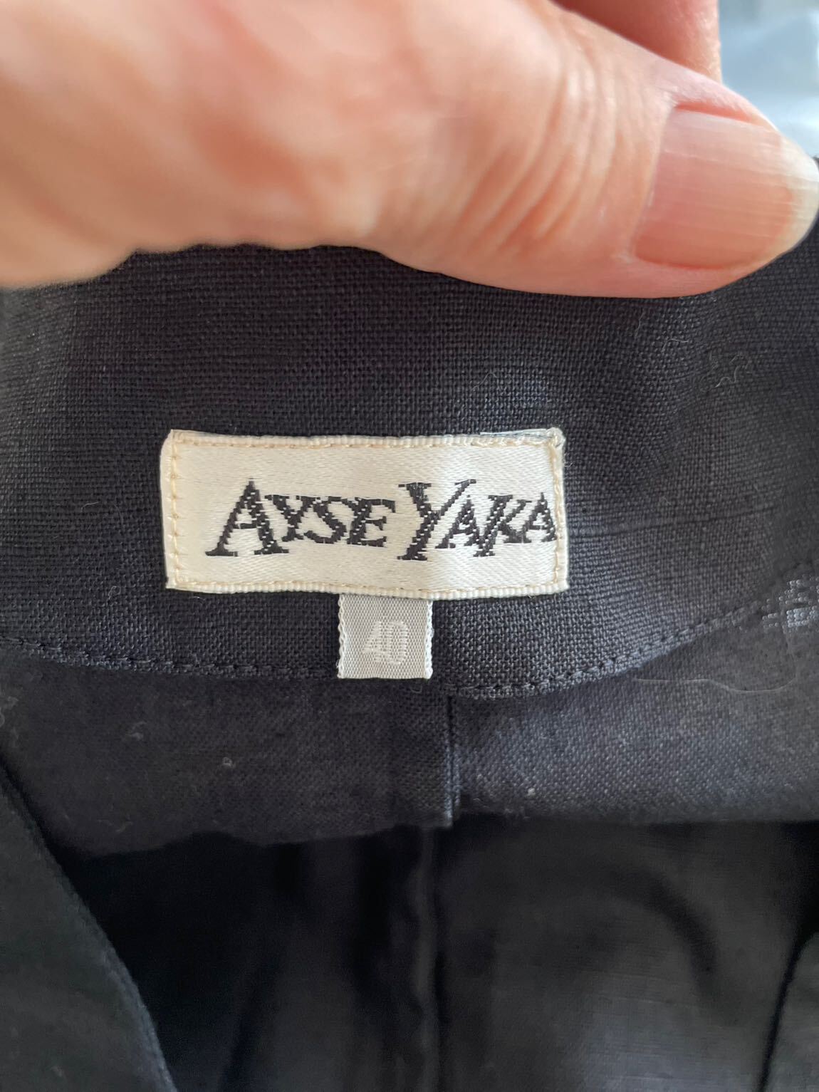 Tasarımcı ürünü 38 bd uyumlu keten ceket — görsel 7/7