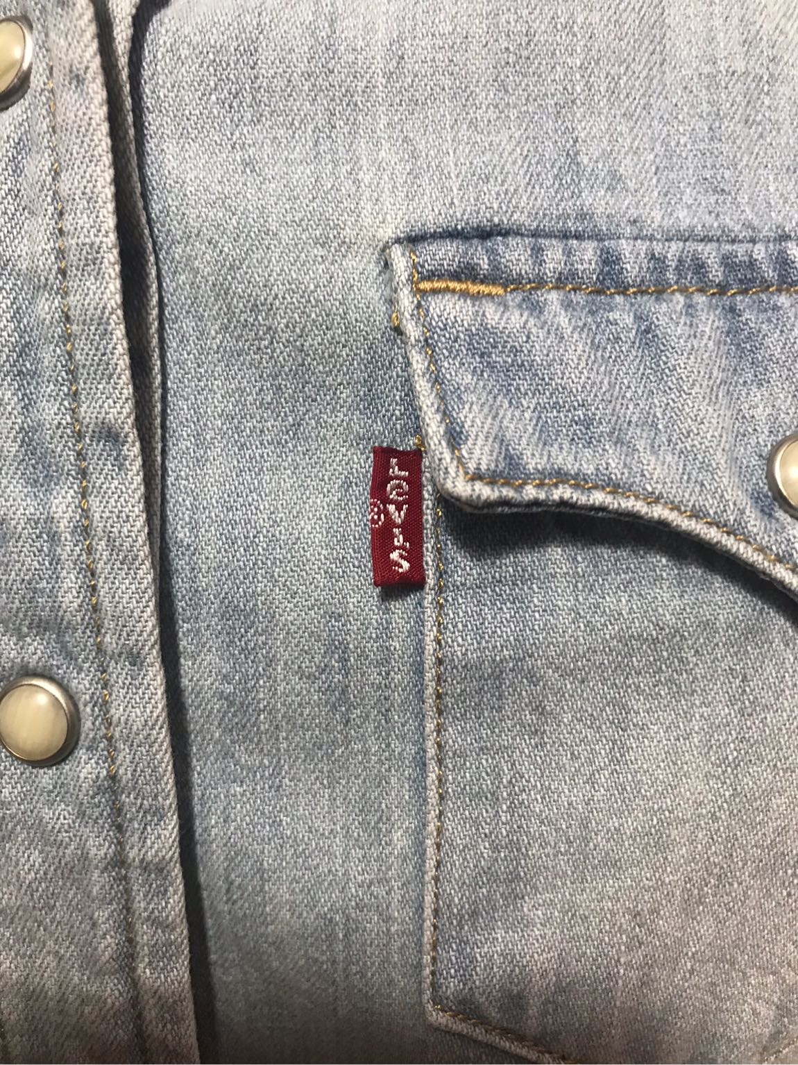 LEVİS MARKA KADIN JEANS GÖMLEK — görsel 3/8