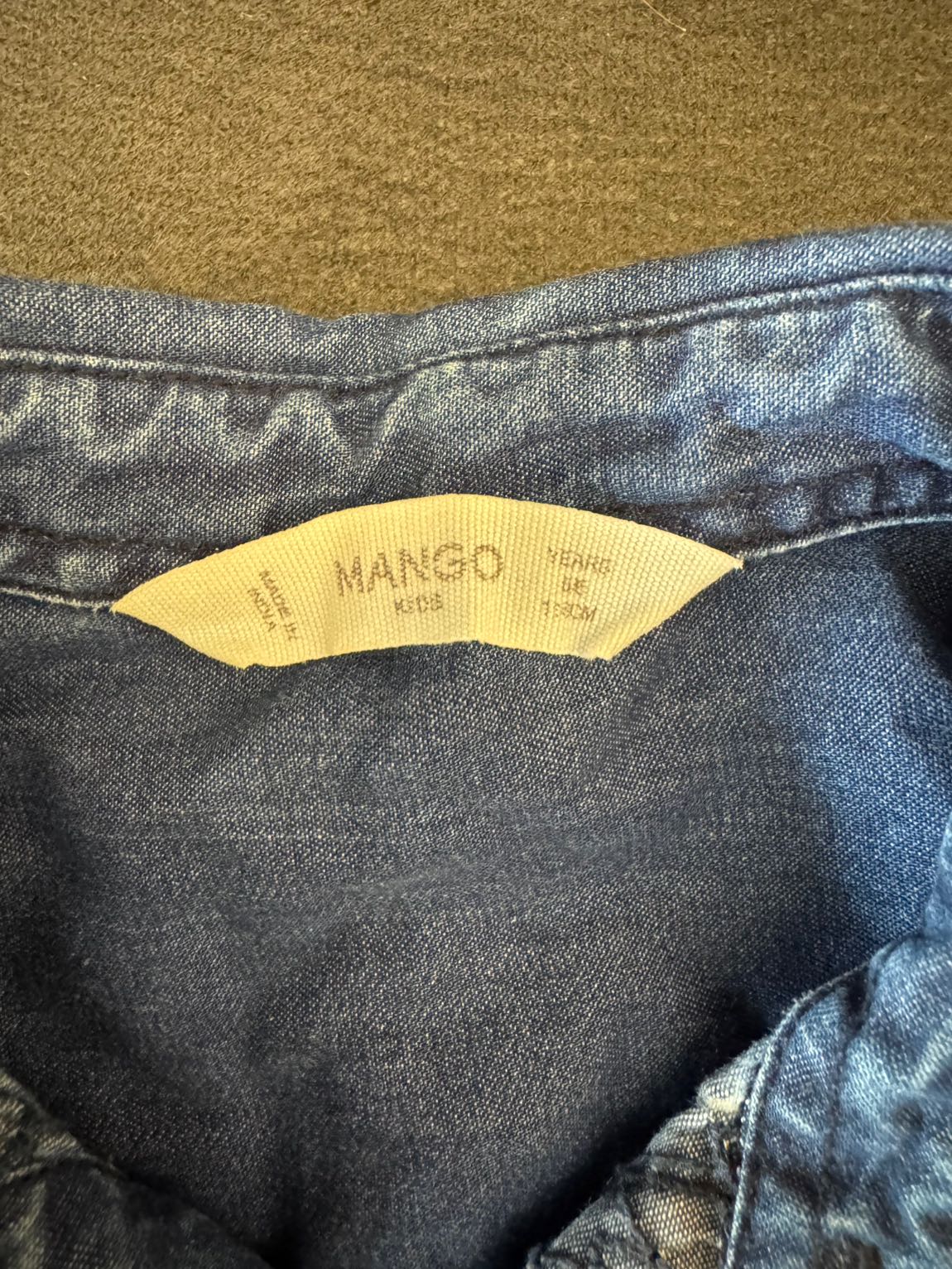 Mango erkek çocuk kot gömlek — görsel 3/6